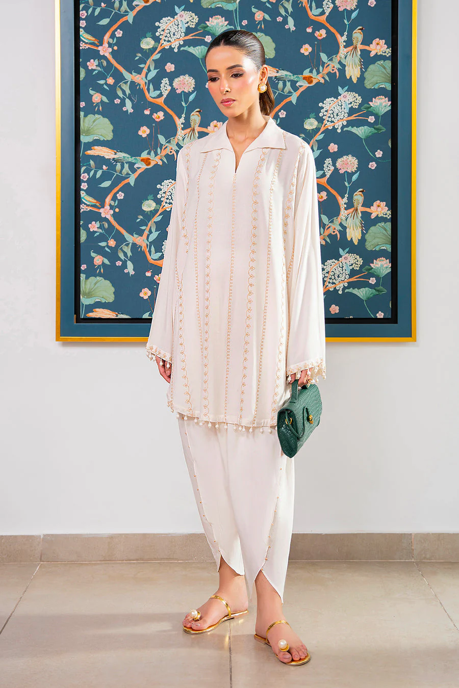 Mausummery M25WC06 (Embroidered Co Ord) Winter Collection 2025