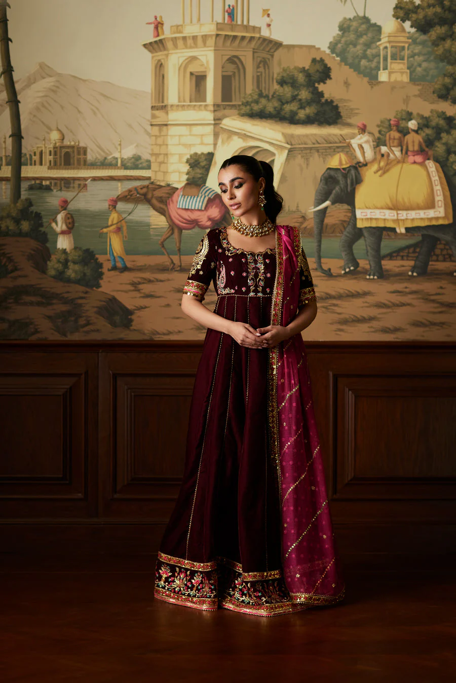 Mina Hassan Daaniya Velvet Luxe 2024