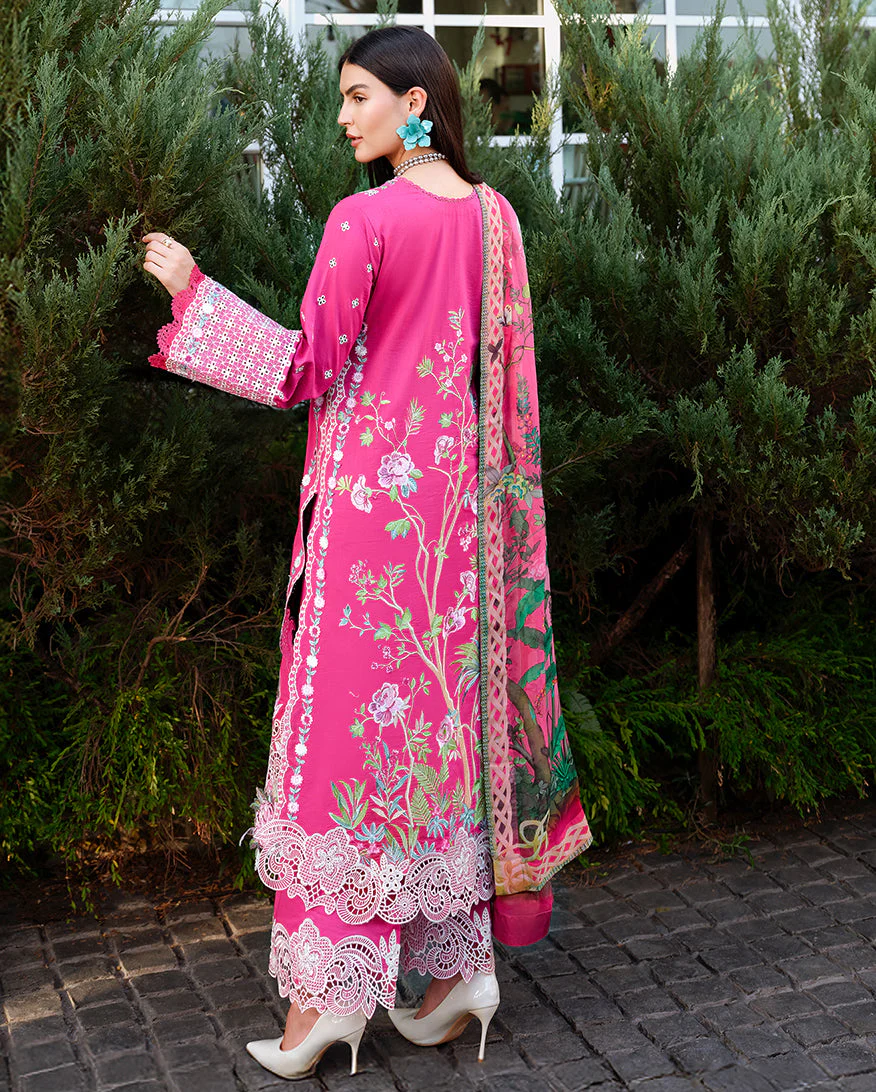 Mushq Blushing Rose Amoi Luxury Lawn 2026 - Image 2
