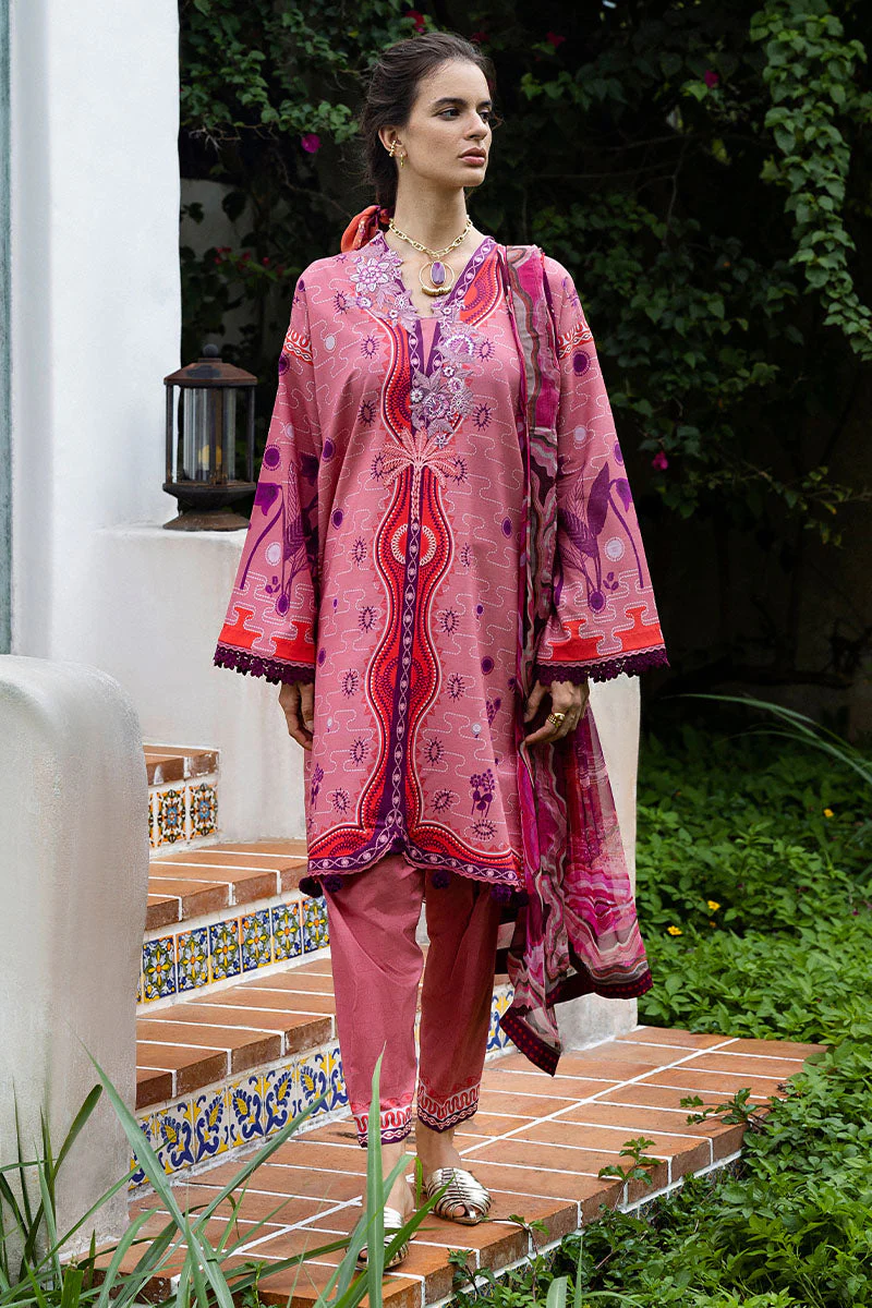 Mushq Coral Mar Mirasol Printed Cambric 2025