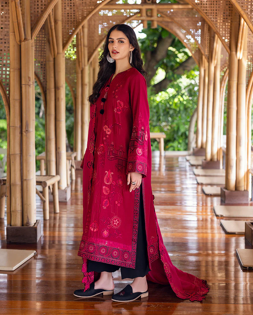 Mushq Darling Bloom 4 Symphony Hemline Karandi 2025 - Image 2