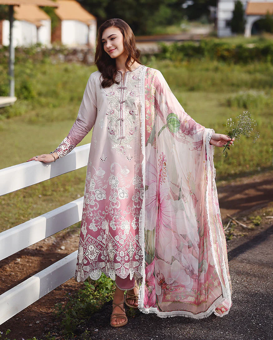 Mushq Dew Drift Solace Ombre Chikankari 2026
