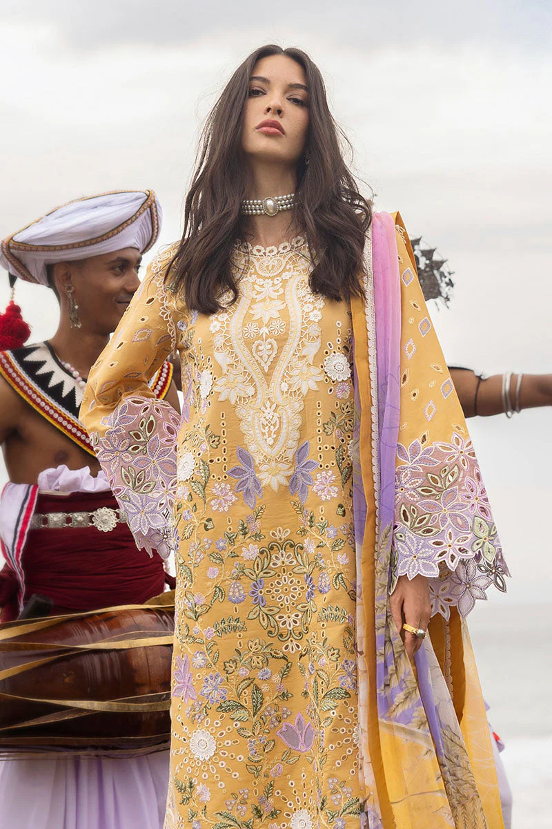 Mushq Gold Glow Manaram Luxury Lawn 2025 - Image 2