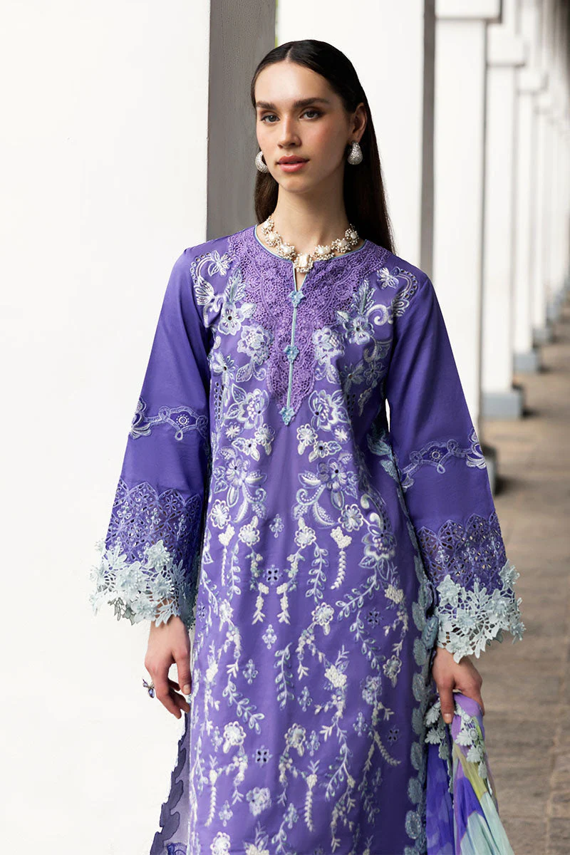Mushq Luminous Essence Manaram Luxury Lawn 2025 - Image 2