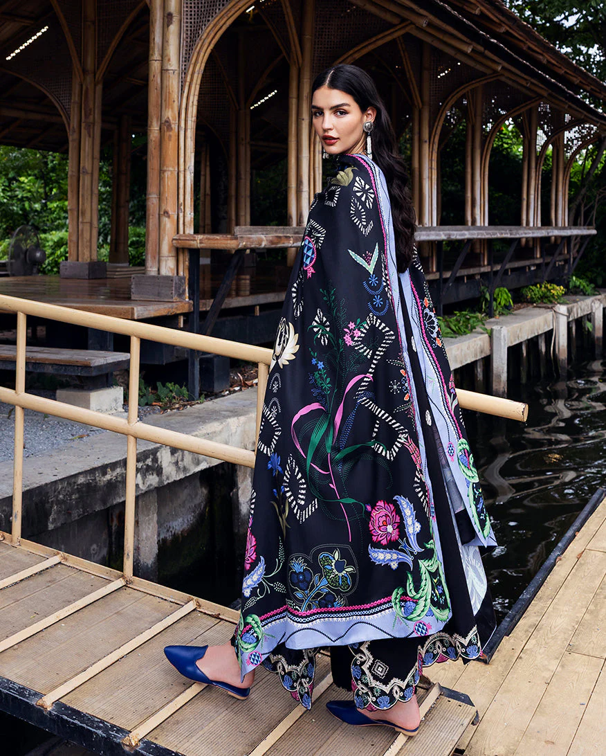 Mushq Midnight Rune 6 Symphony Hemline Karandi 2025 - Image 2