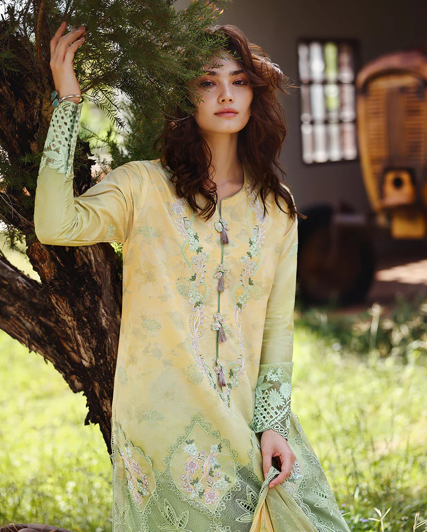 Mushq Quiet Bloom Solace Ombre Chikankari 2026 - Image 2