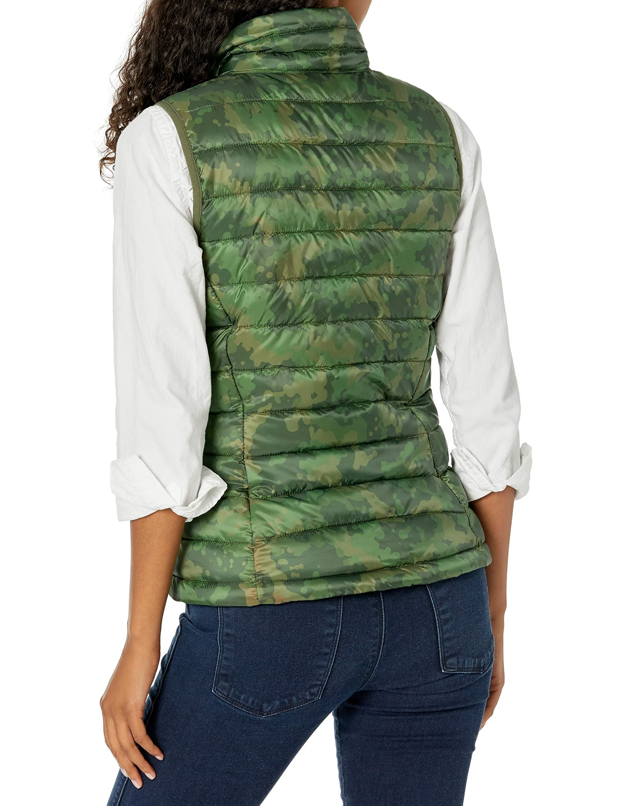 Navy Warm, Packable Women's Vest - AmEss - Image 2
