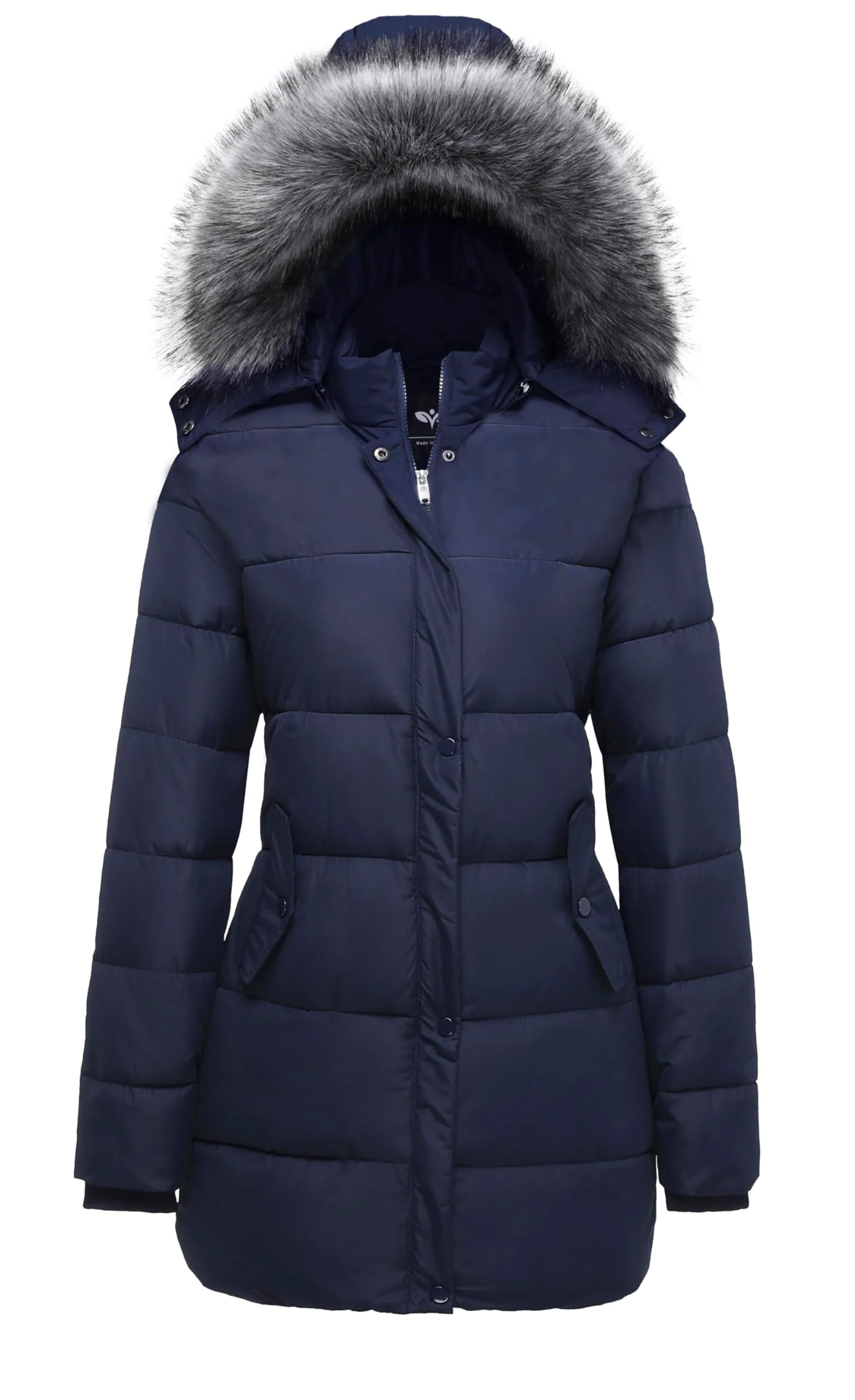 Navy Women's Thicken Warm Coat - Must-Have Winter - Ggleaf
