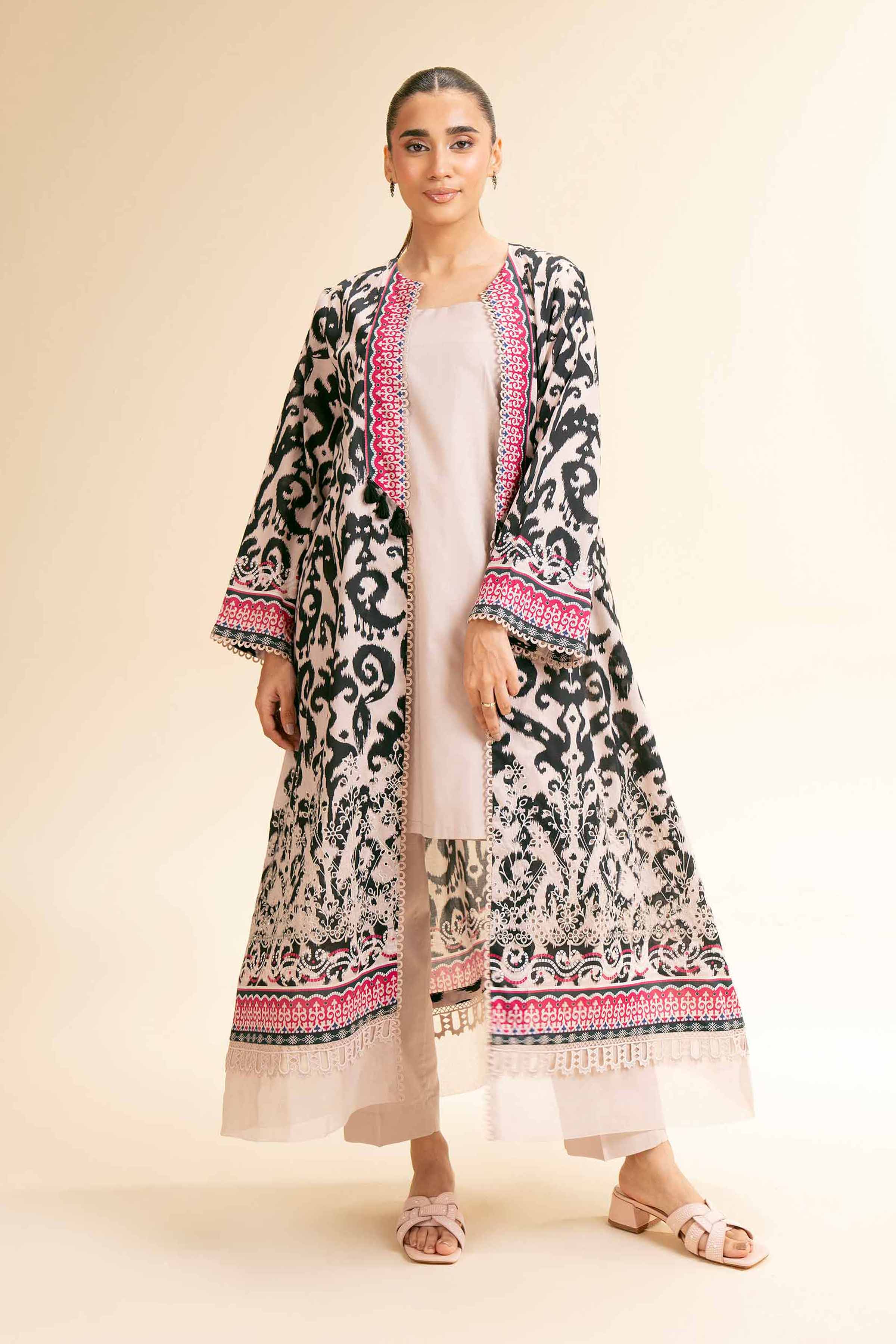 Nishat Linen 2 Piece - Digital Printed Embroidered Suit - 42501149 Embroidered Eid Lawn Collection 0