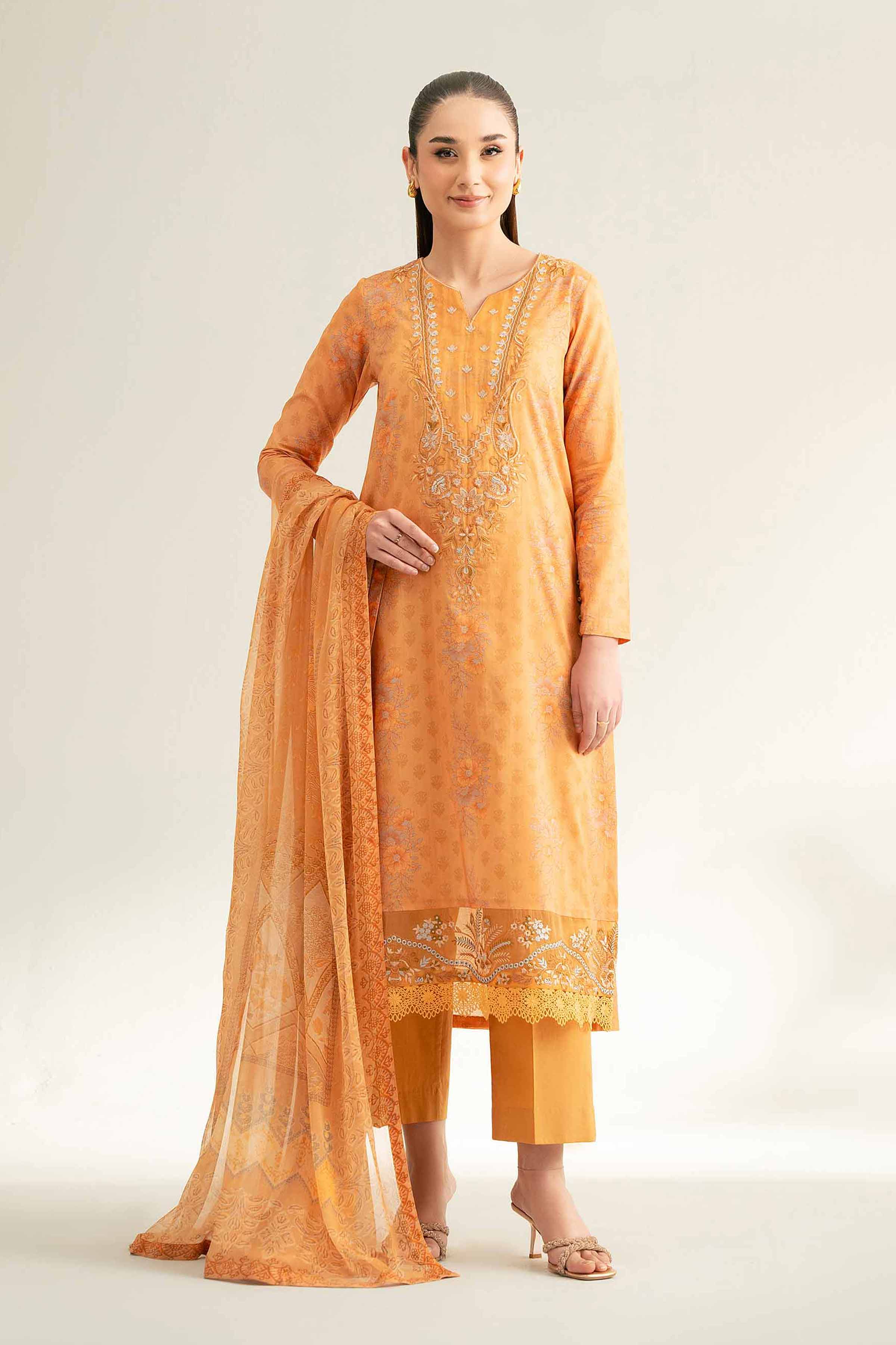 Nishat Linen 2 Piece - Digital Printed Embroidered Suit - 42501719 Embroidered Eid Lawn Collection 2025 - Image 3