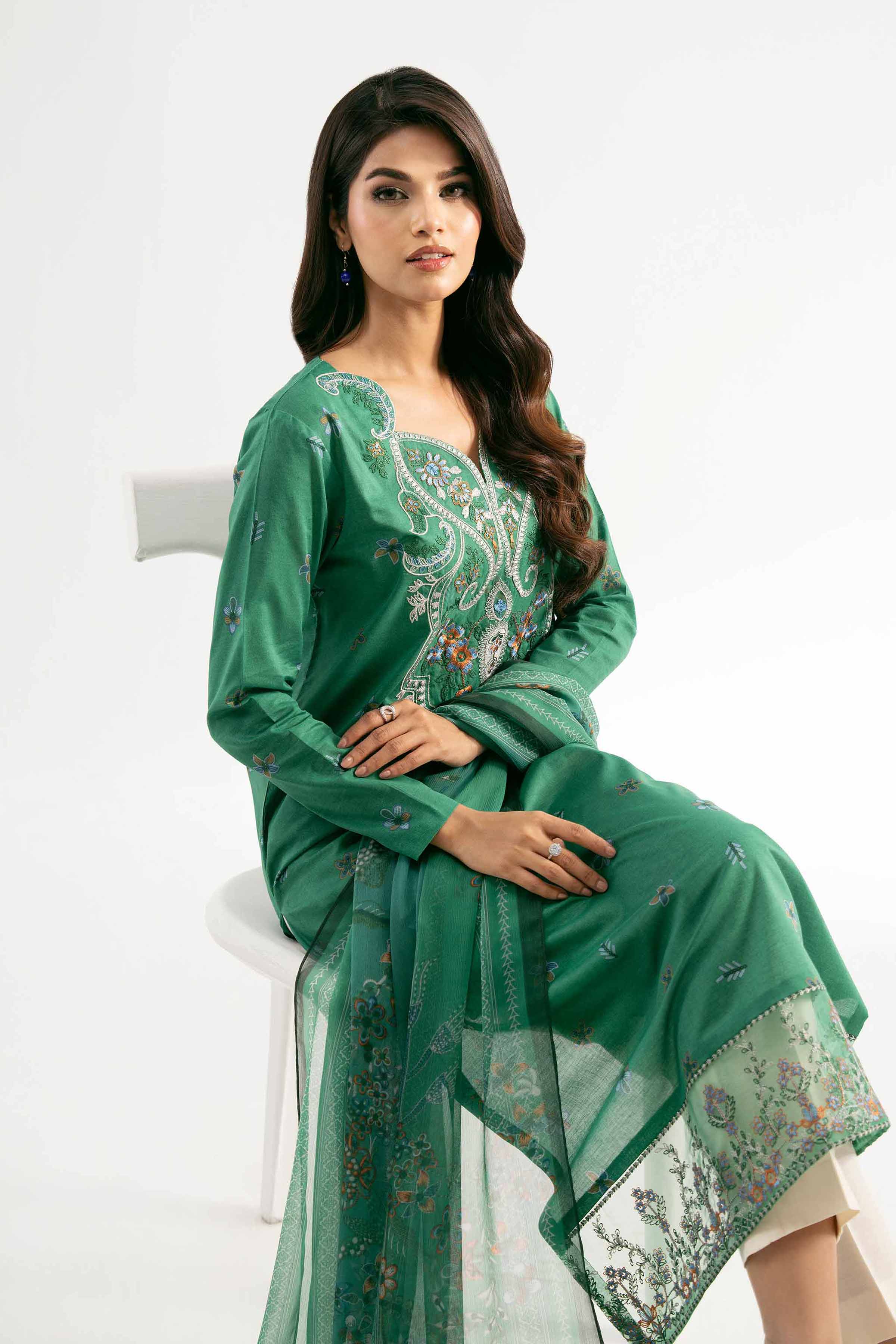 Nishat Linen 2 Piece - Digital Printed Embroidered Suit - 42501721 Embroidered Eid Lawn Collection 2025 - Image 2