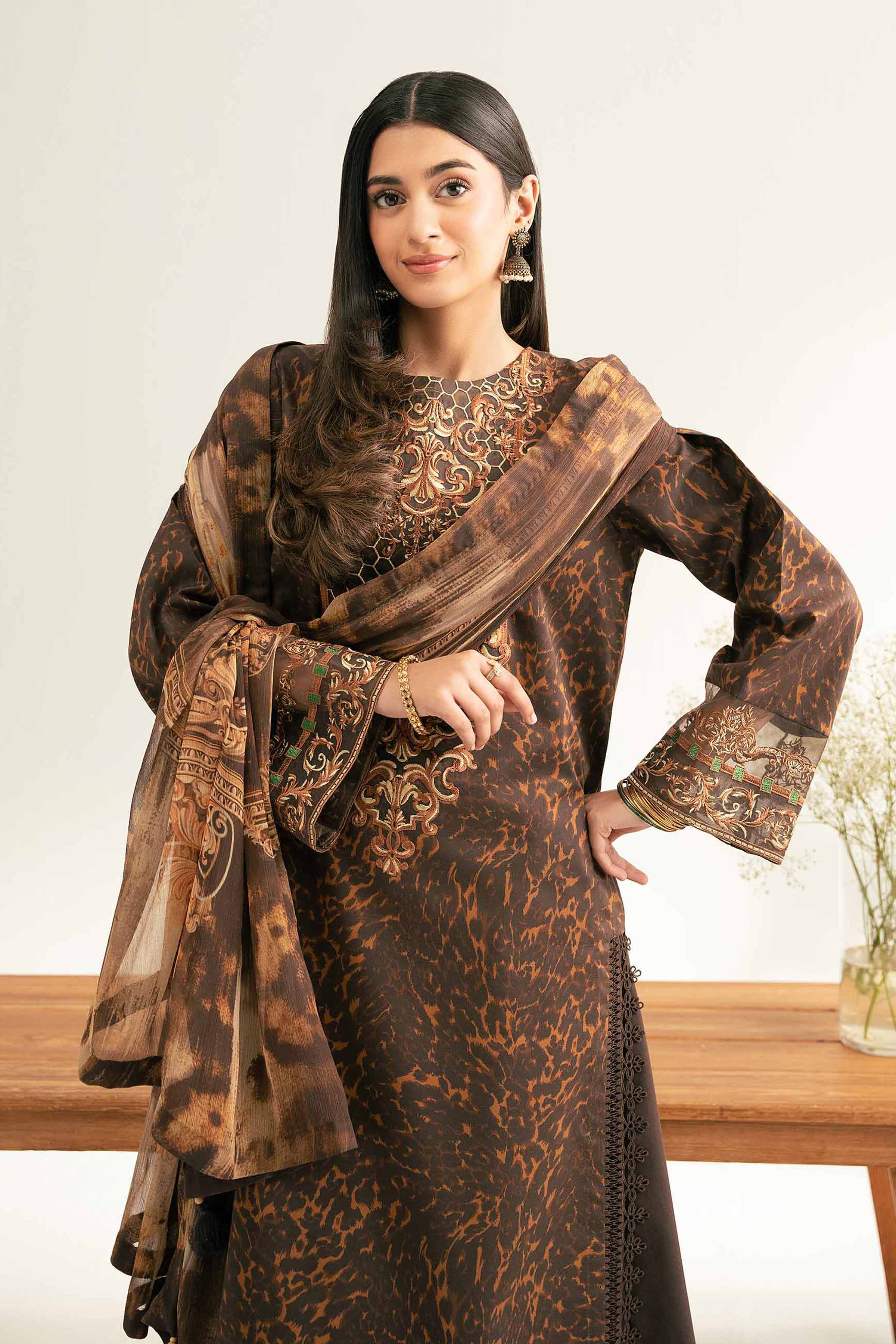 Nishat Linen 2 Piece - Digital Printed Embroidered Suit - 42501728 Embroidered Eid Lawn Collection 2025 - Image 2