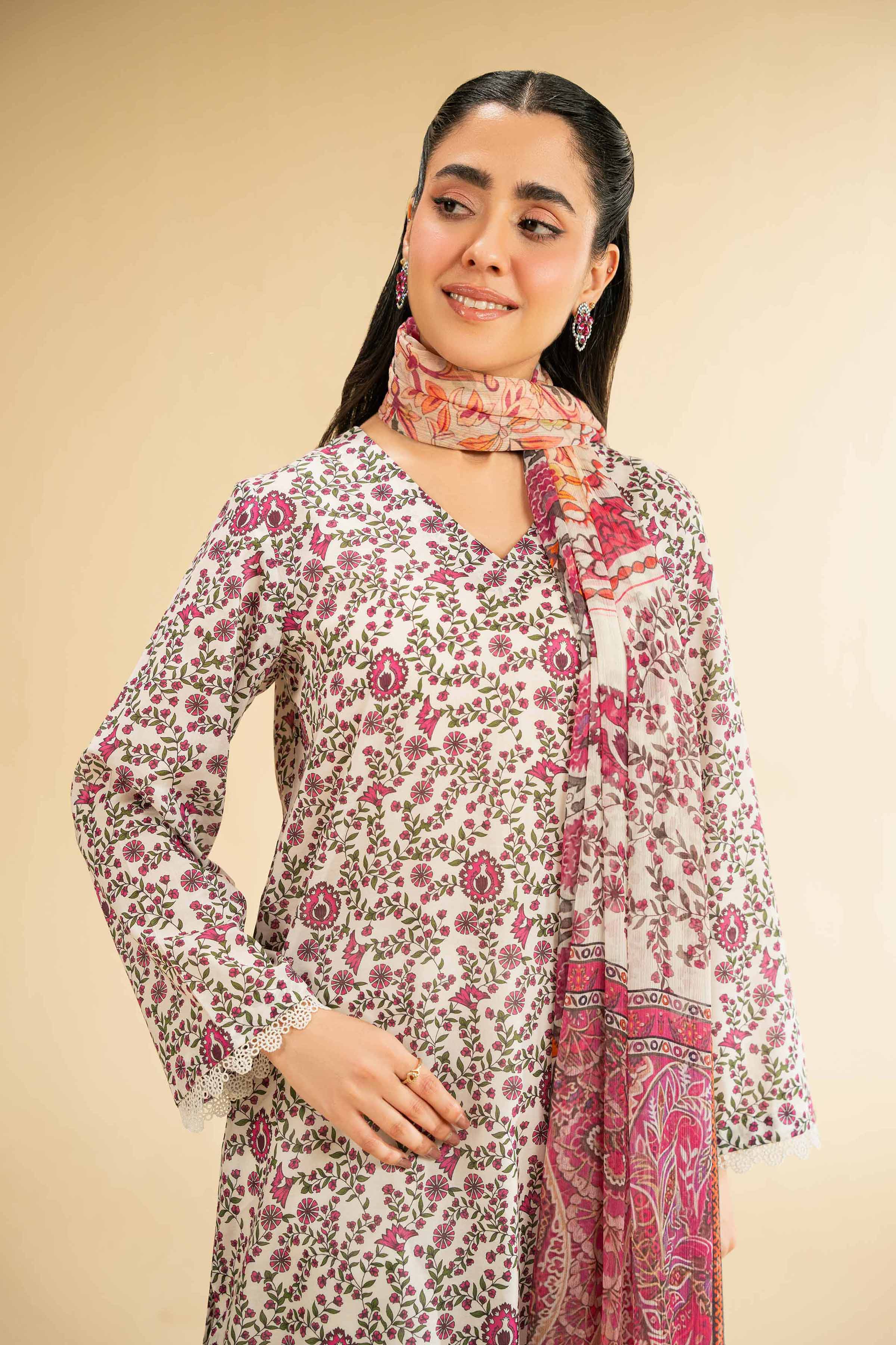 Nishat Linen 2 Piece - Digital Printed Embroidered Suit - 42501730 Embroidered Eid Lawn Collection 2025 - Image 2