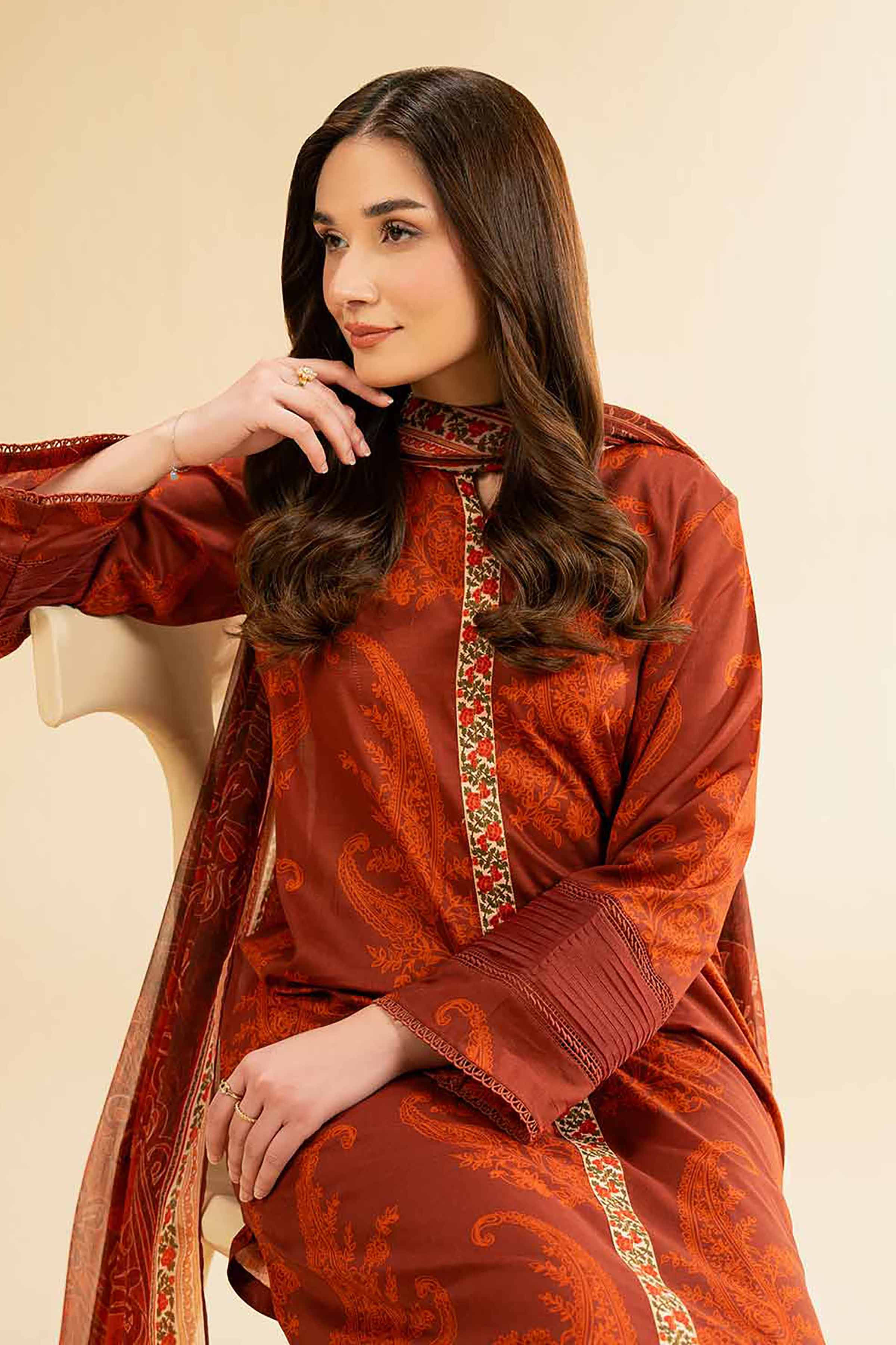 Nishat Linen 2 Piece - Digital Printed Embroidered Suit - 42501738 Embroidered Eid Lawn Collection 2025 - Image 2