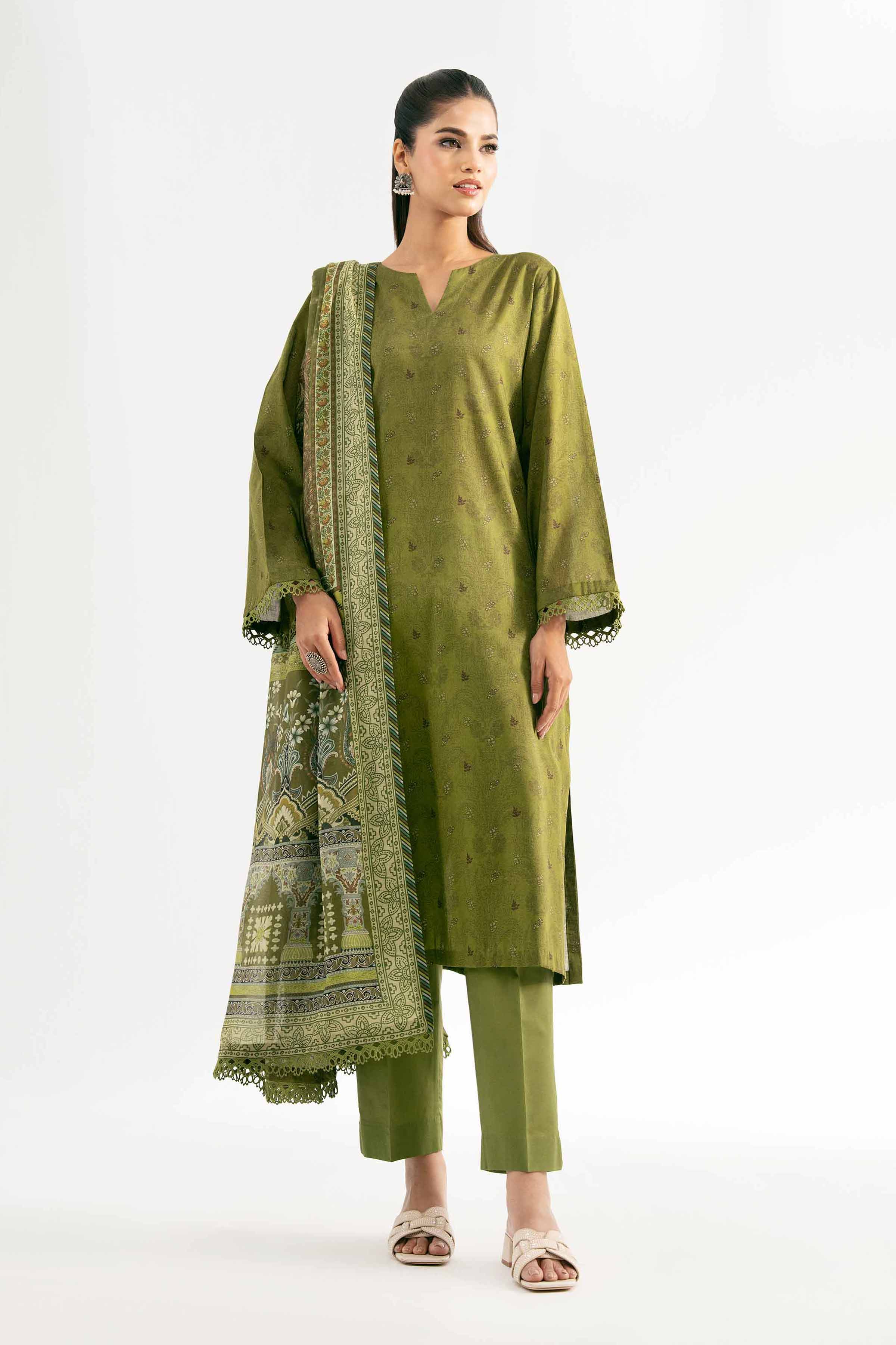 Nishat Linen 2 Piece - Digital Printed Embroidered Suit - 42501754 Embroidered Eid Lawn Collection 2025