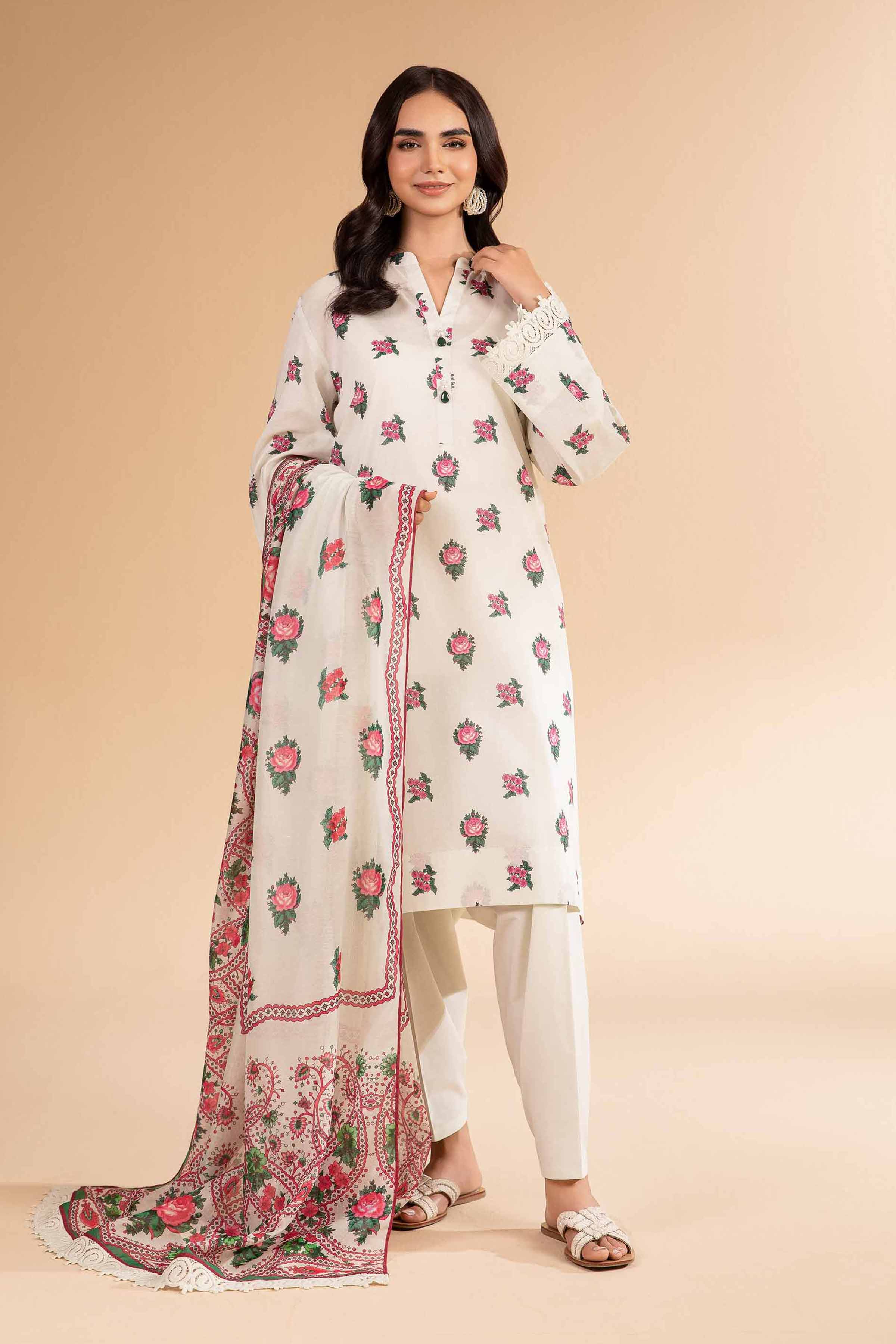 Nishat Linen 2 Piece - Digital Printed Embroidered Suit - 42501756 Embroidered Eid Lawn Collection 2025
