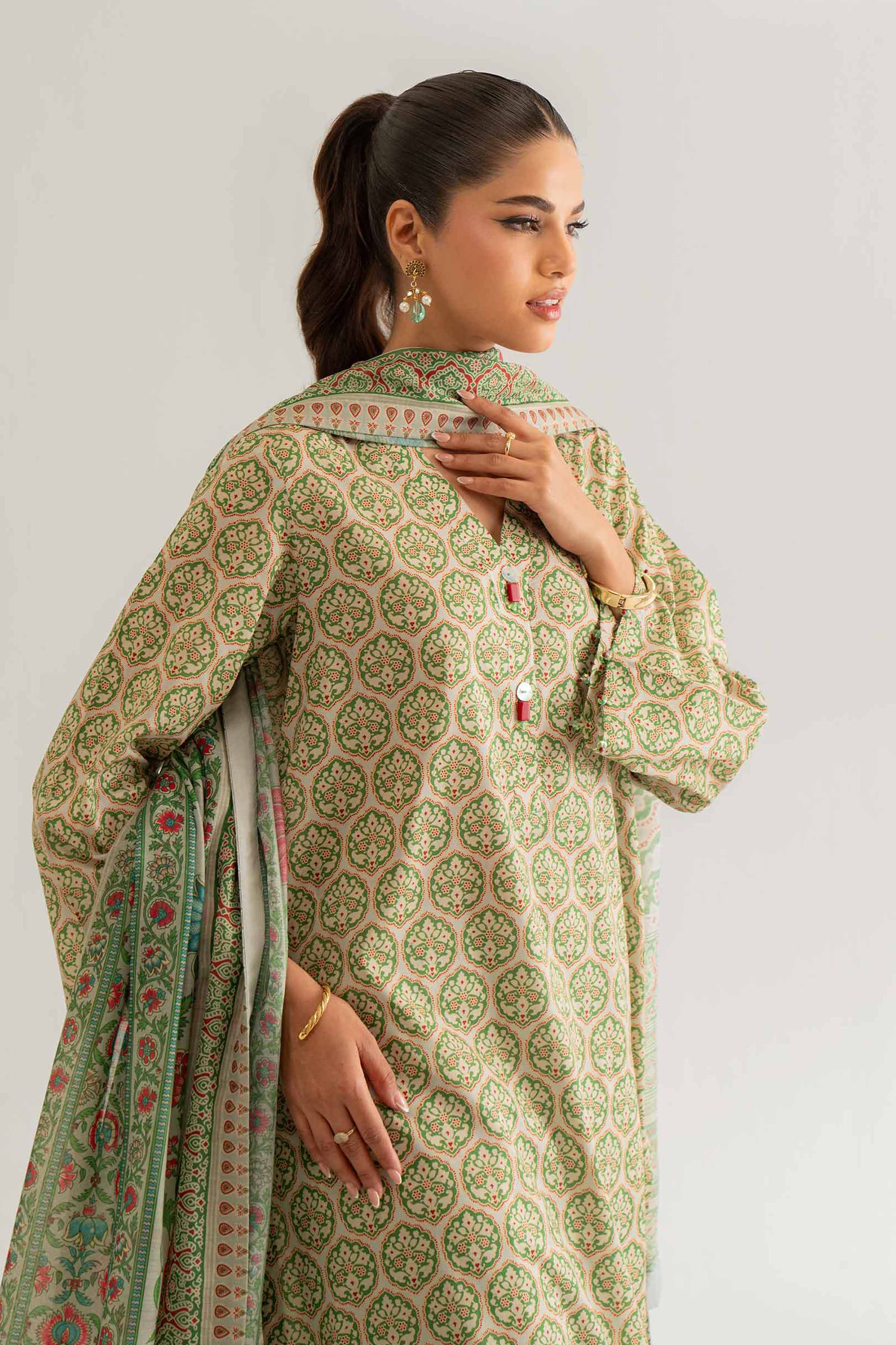 Nishat Linen 2 Piece - Digital Printed Embroidered Suit - 42501759 Embroidered Eid Lawn Collection 2025 - Image 2