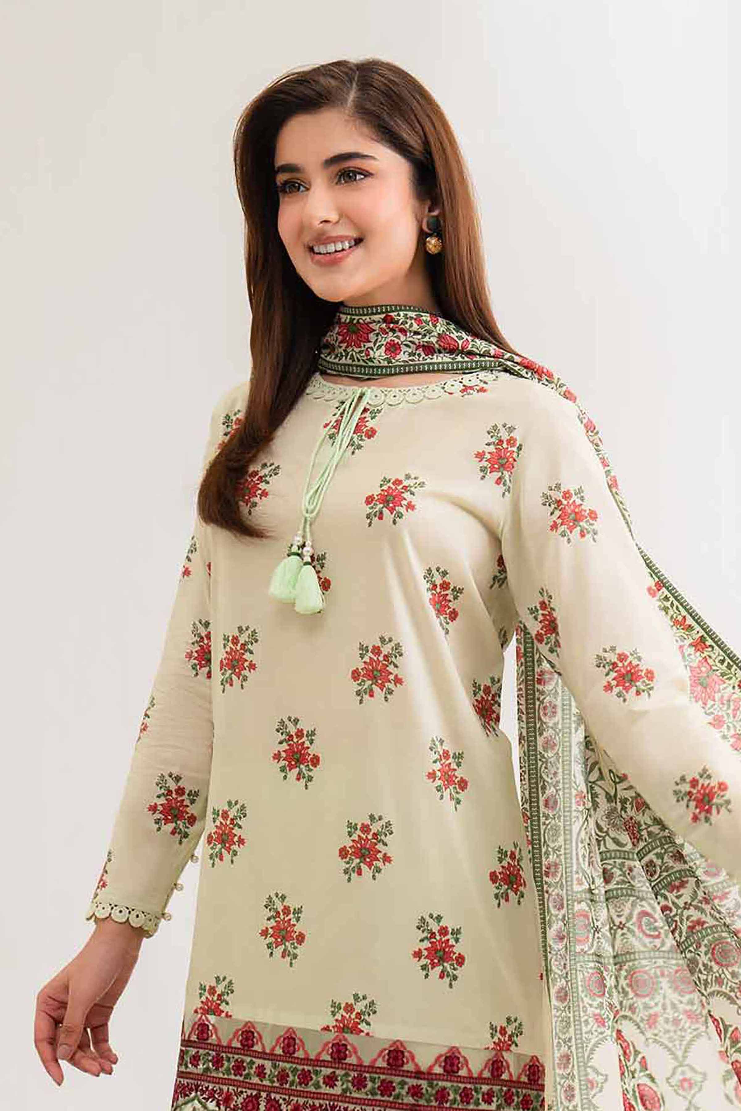Nishat Linen 2 Piece - Digital Printed Embroidered Suit - 42501762 Embroidered Eid Lawn Collection 2025 - Image 2