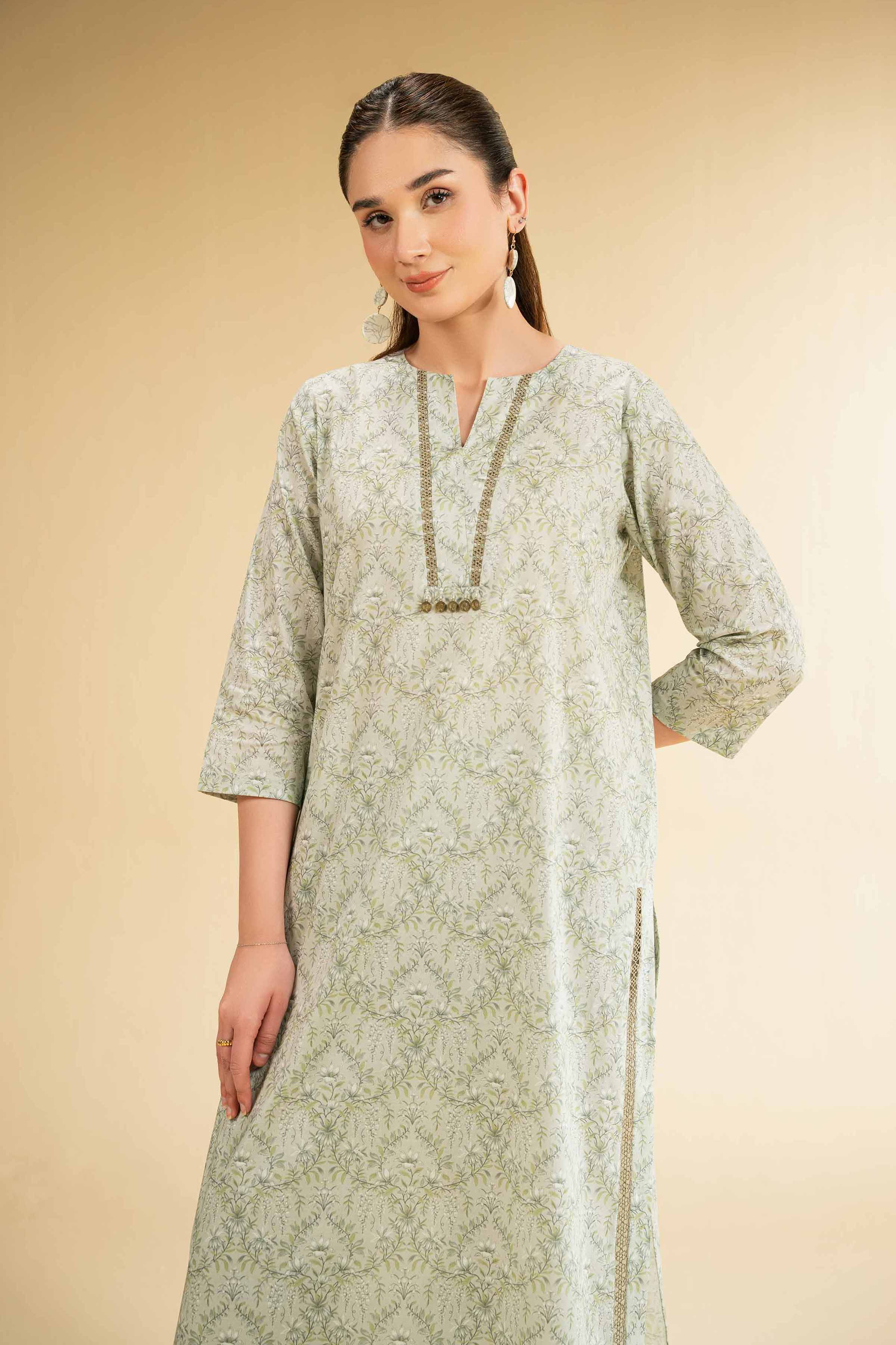 Nishat Linen 2 Piece - Digital Printed Embroidered Suit - 42501771 Embroidered Eid Lawn Collection 2025 - Image 2