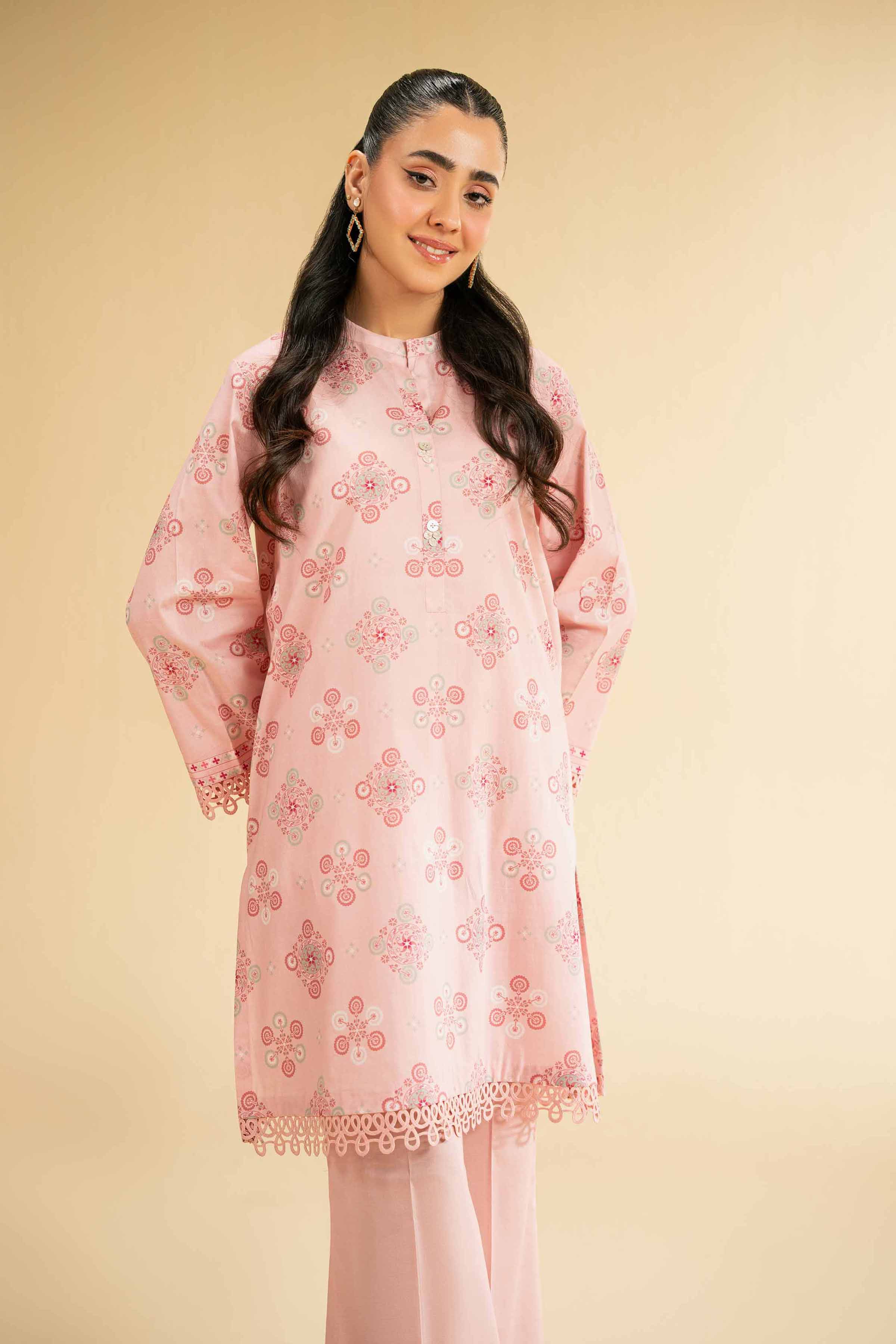 Nishat Linen 2 Piece - Digital Printed Embroidered Suit - 42501773 Embroidered Eid Lawn Collection 2025