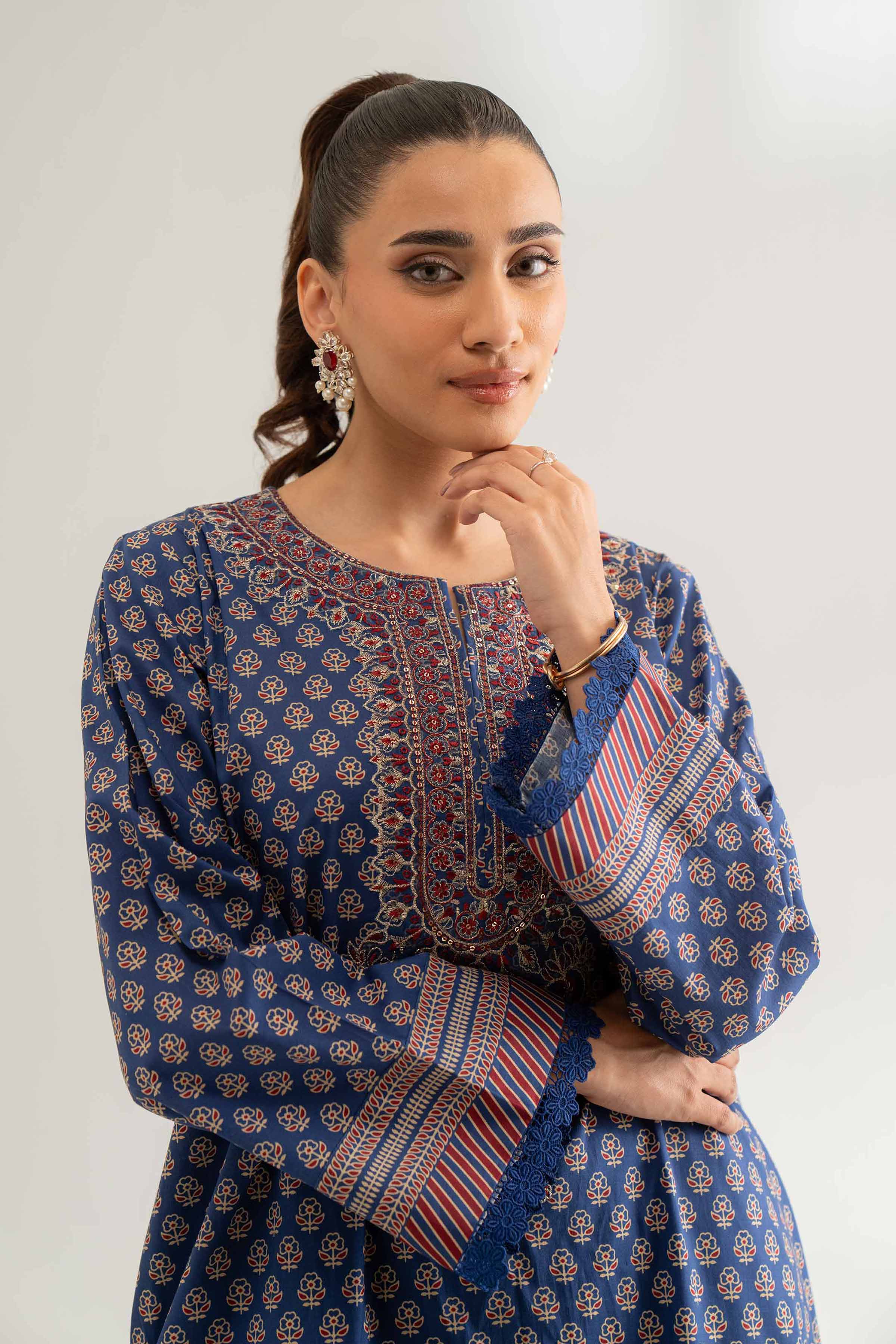 Nishat Linen 2 Piece - Digital Printed Embroidered Suit - 42501777 Embroidered Eid Lawn Collection 2025 - Image 2