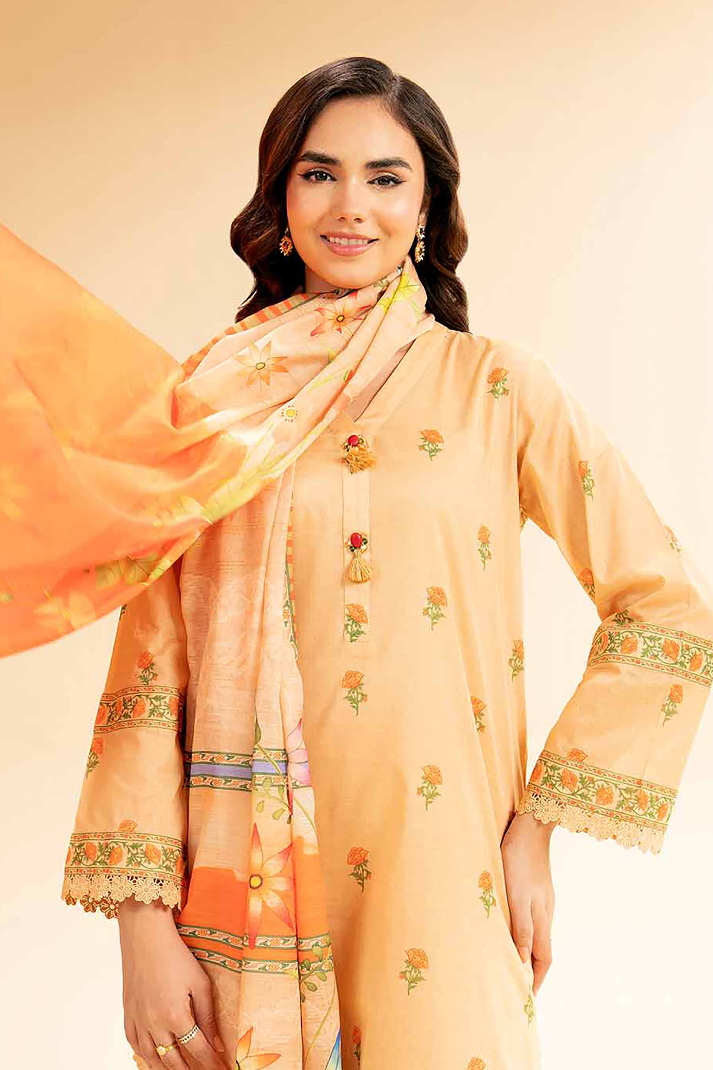 Nishat Linen 2 Piece - Digital Printed Suit - 42501523 Digital Printed Lawn Eid Edition 2025 - Image 2