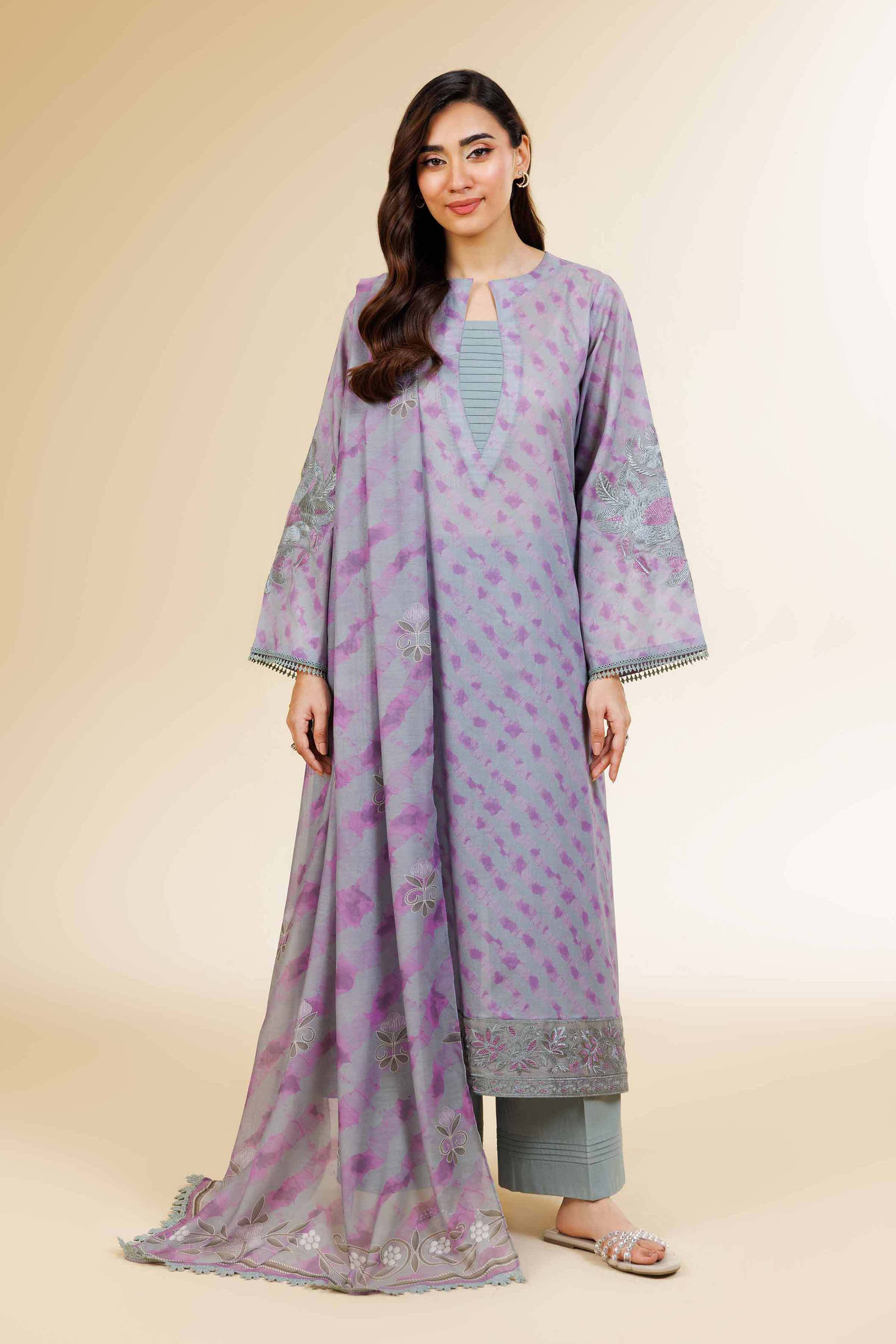 Nishat Linen 2 Piece - Digital Printed Suit - 42501541 Digital Printed Lawn Eid Edition 2025