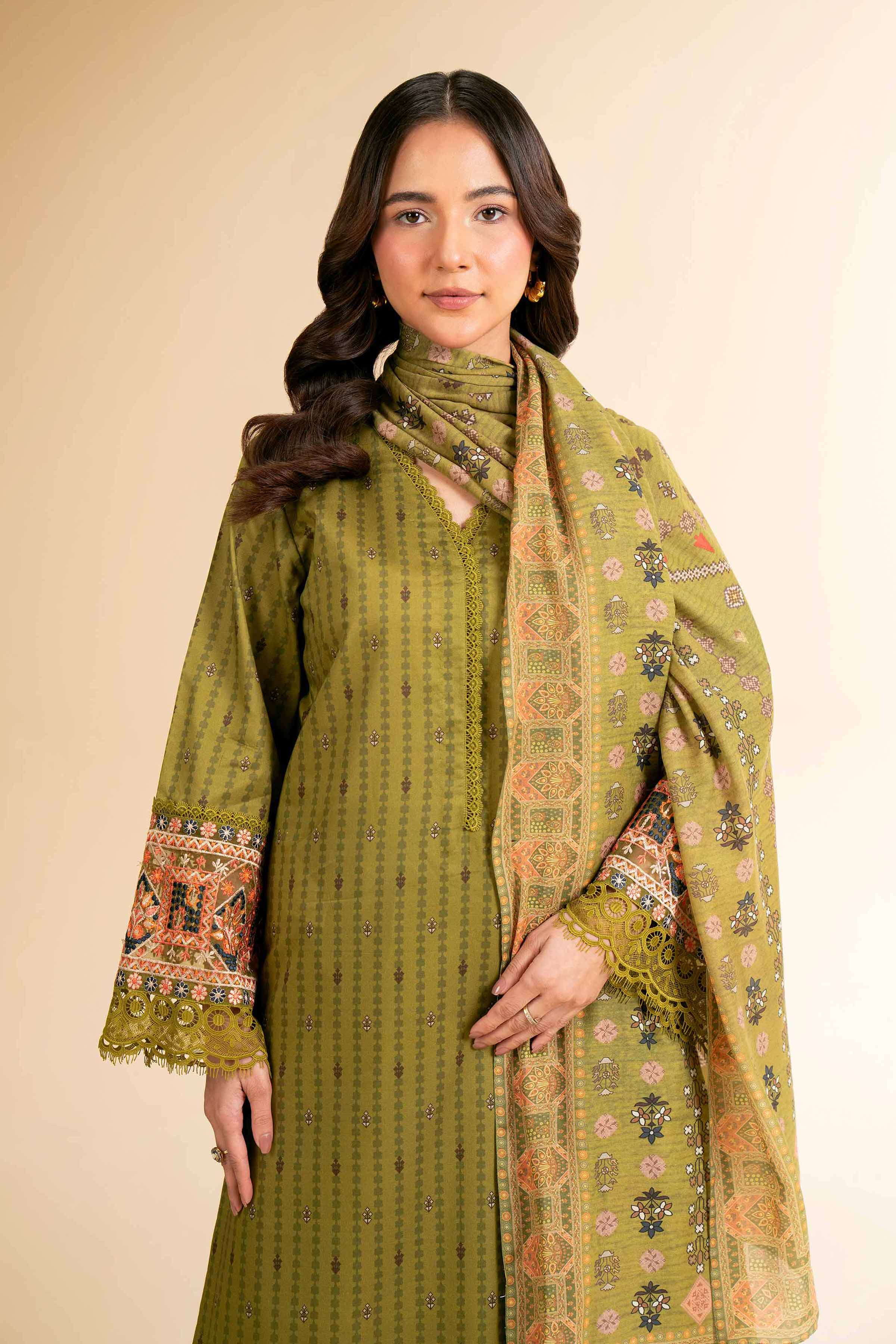 Nishat Linen 2 Piece - Digital Printed Suit - 42501546 Digital Printed Lawn Eid Edition 2025 - Image 2