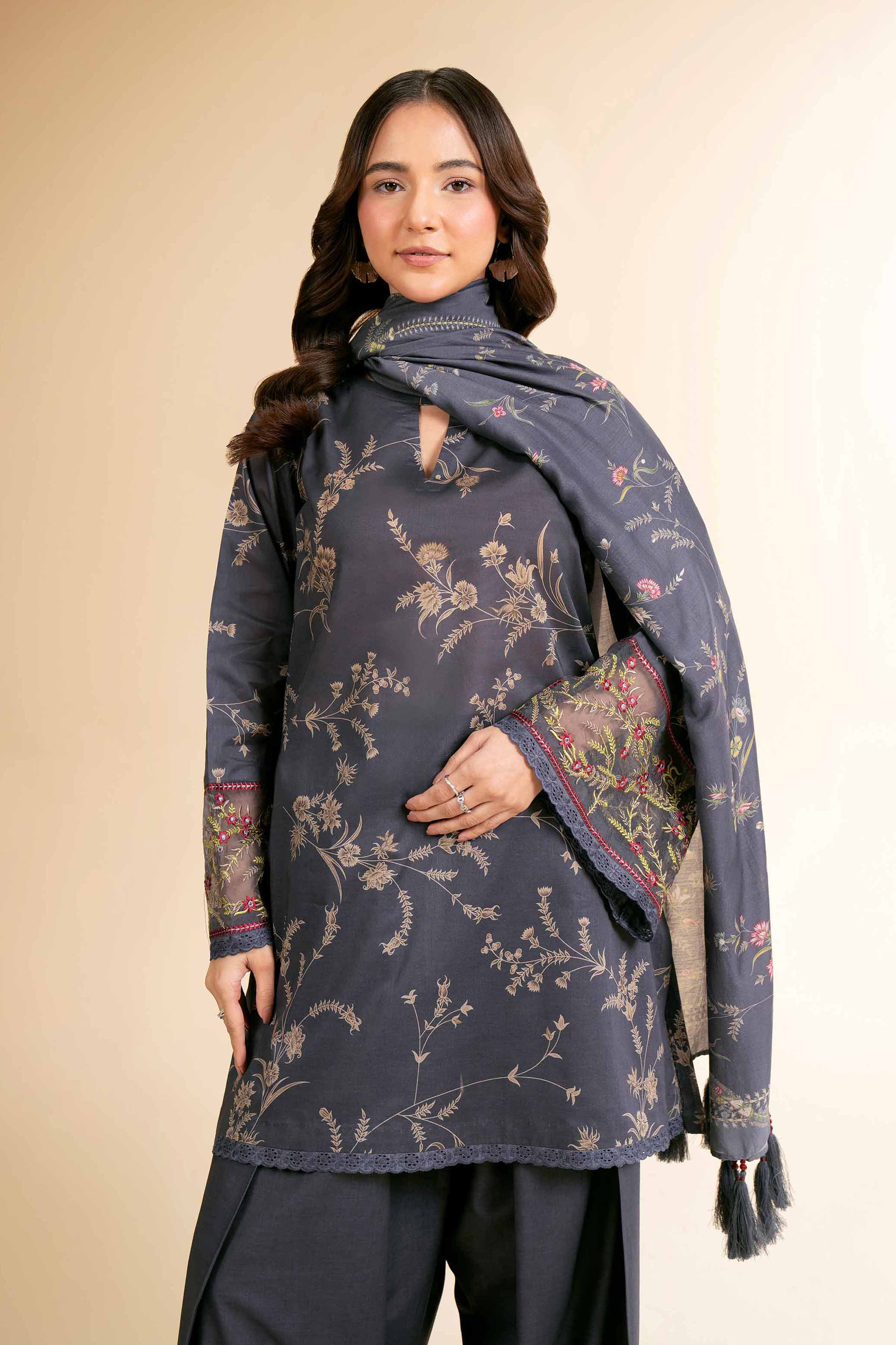 Nishat Linen 2 Piece - Digital Printed Suit - 42501548 Digital Printed Lawn Eid Edition 2025 - Image 2