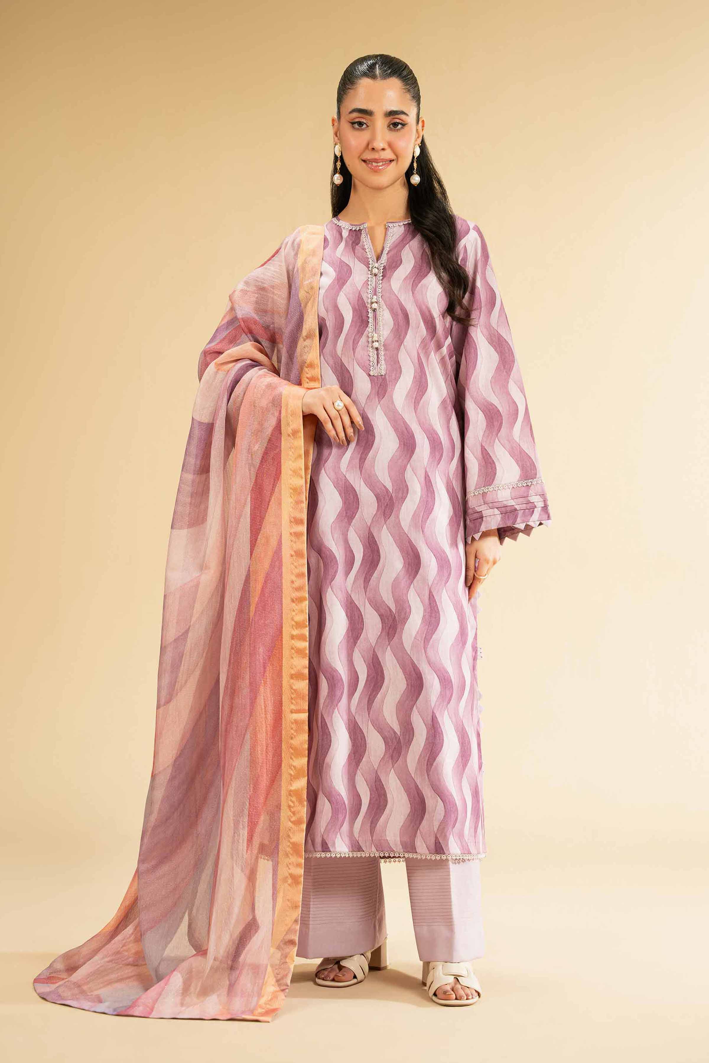 Nishat Linen 2 Piece - Digital Printed Suit - 42501747 Digital Printed Lawn Eid Edition 2025