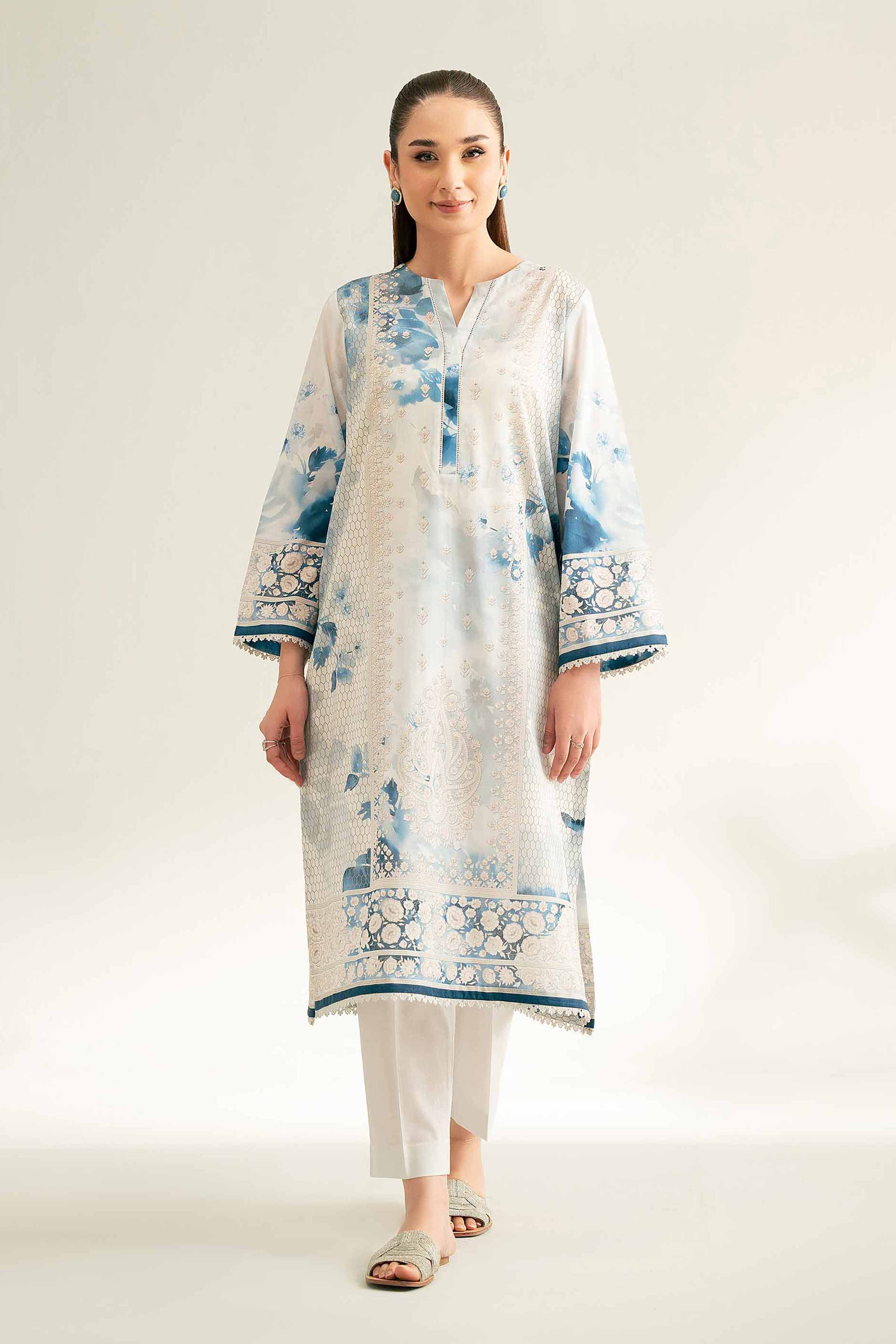 Nishat Linen 2 Piece - Digital Printed Suit - 42501782 Digital Printed Lawn Eid Edition 2025