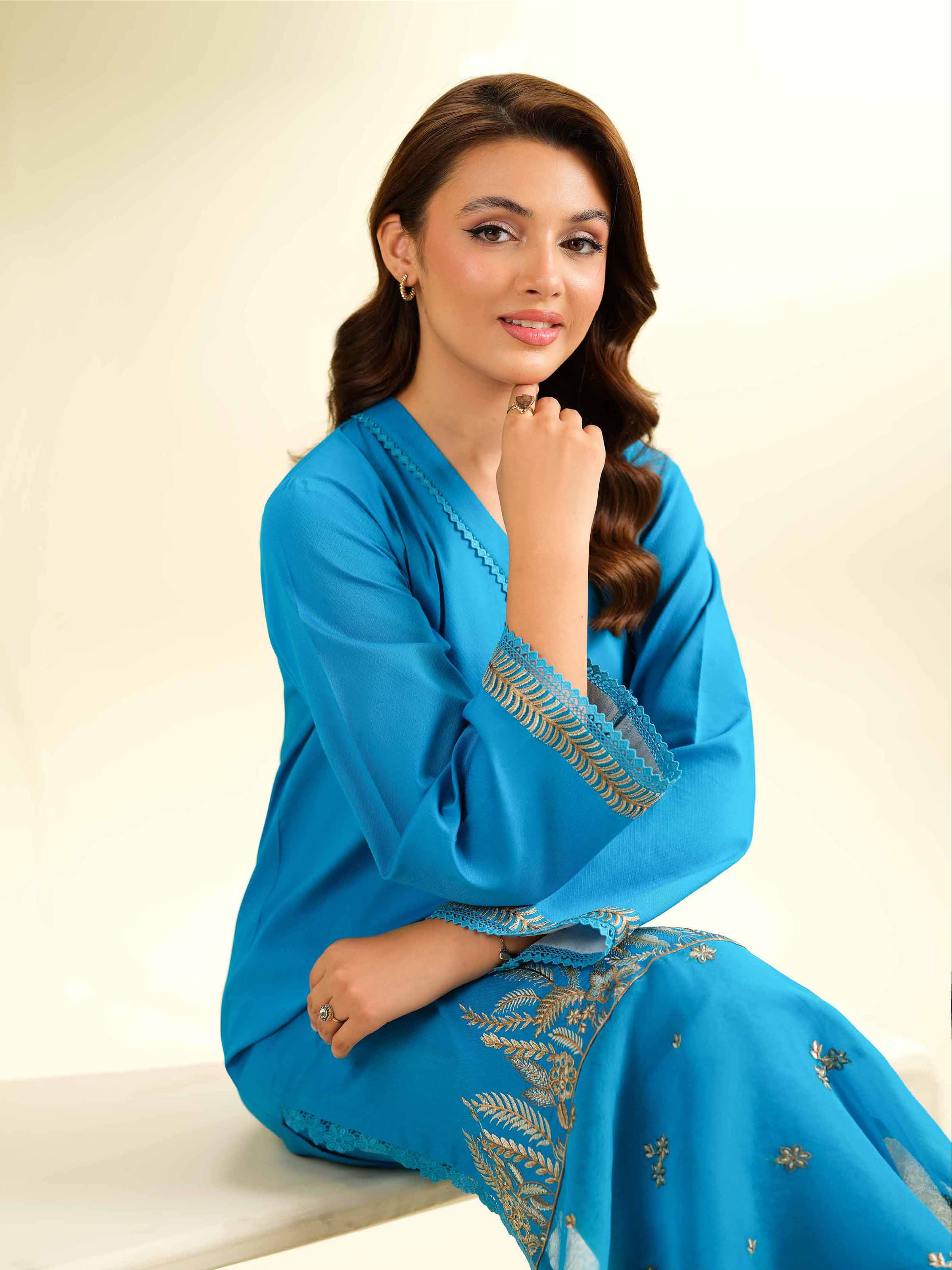 Nishat Linen 2 Piece - Dyed Embroidered Suit - 42501006 Spring Summer Prints 2025
