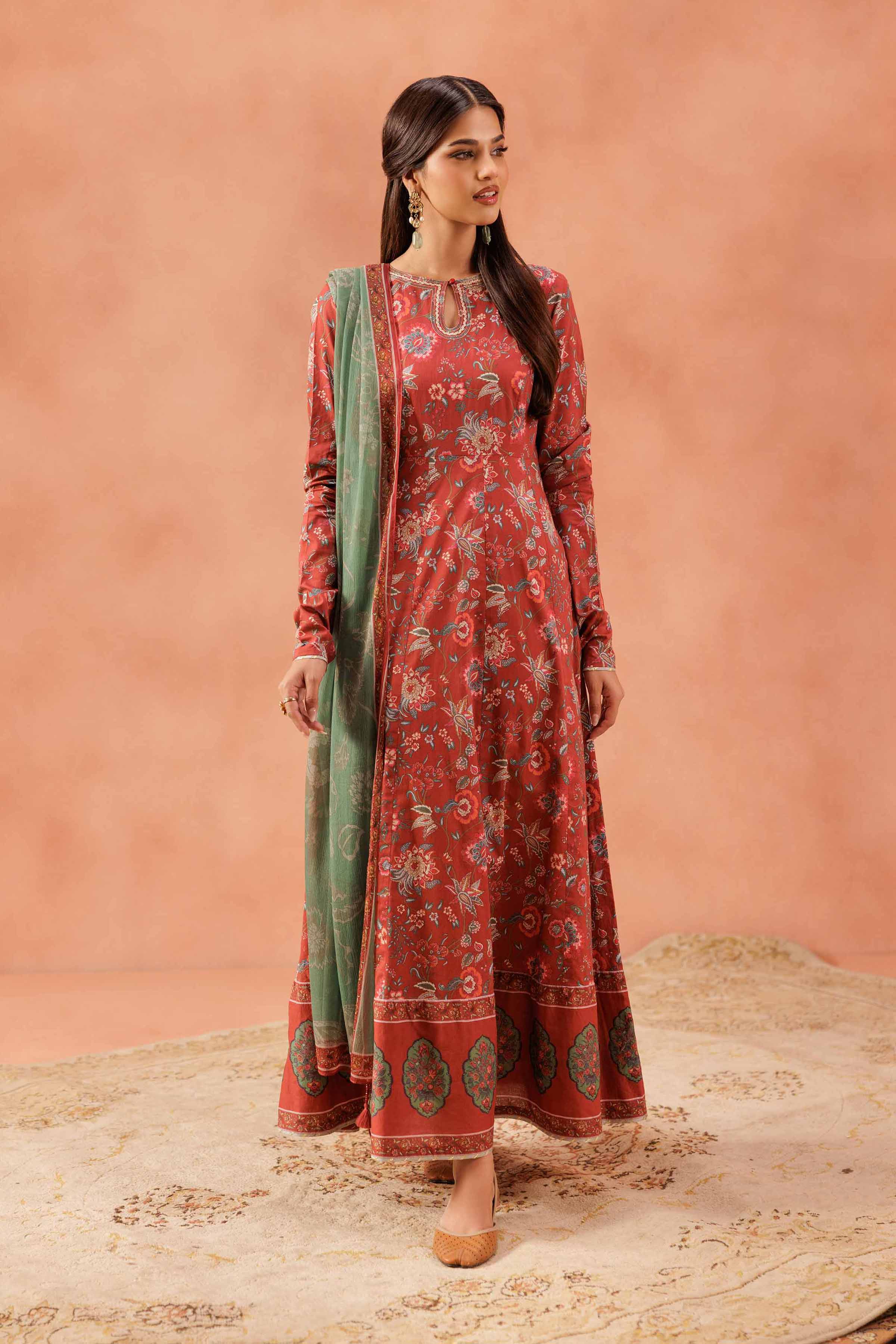 Nishat Linen 2 Piece - Embroidered Suit - KFE25-144 Eid Pret 2025