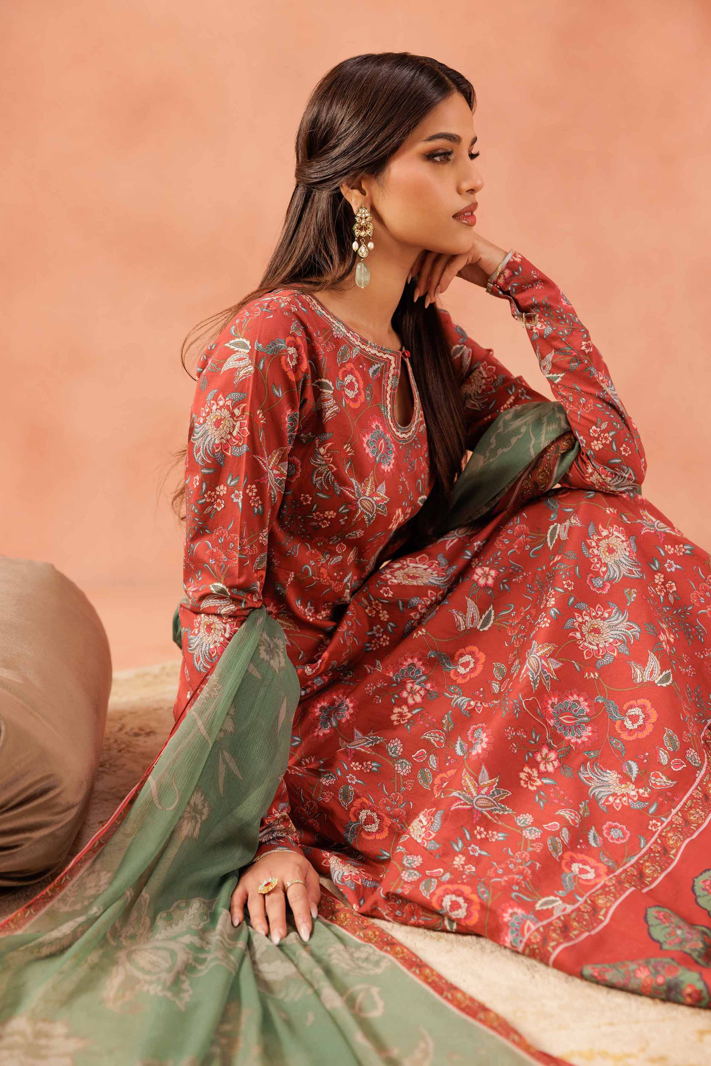 Nishat Linen 2 Piece - Embroidered Suit - KFE25-144 Eid Pret 2025 - Image 2