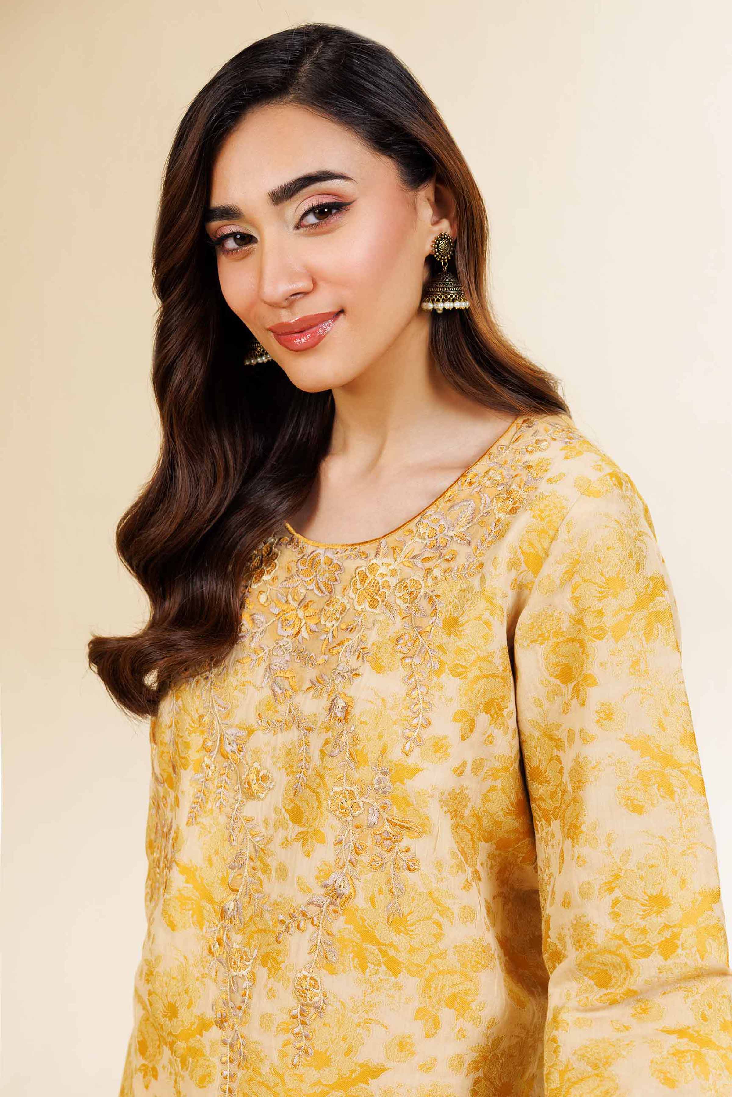 Nishat Linen 2 Piece - Jacquard Embroidered Suit - 42501286 Embroidered Eid Lawn Collection 0 - Image 2