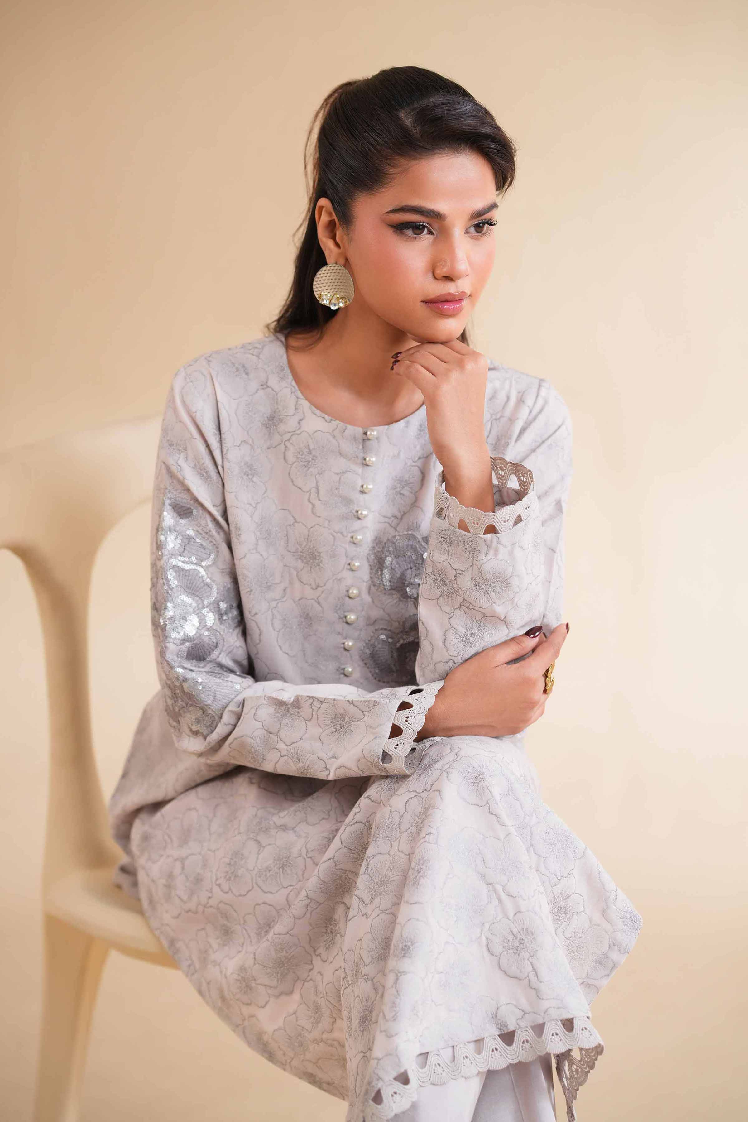Nishat Linen 2 Piece - Jacquard Embroidered Suit - 42501288 Embroidered Eid Lawn Collection 0 - Image 2