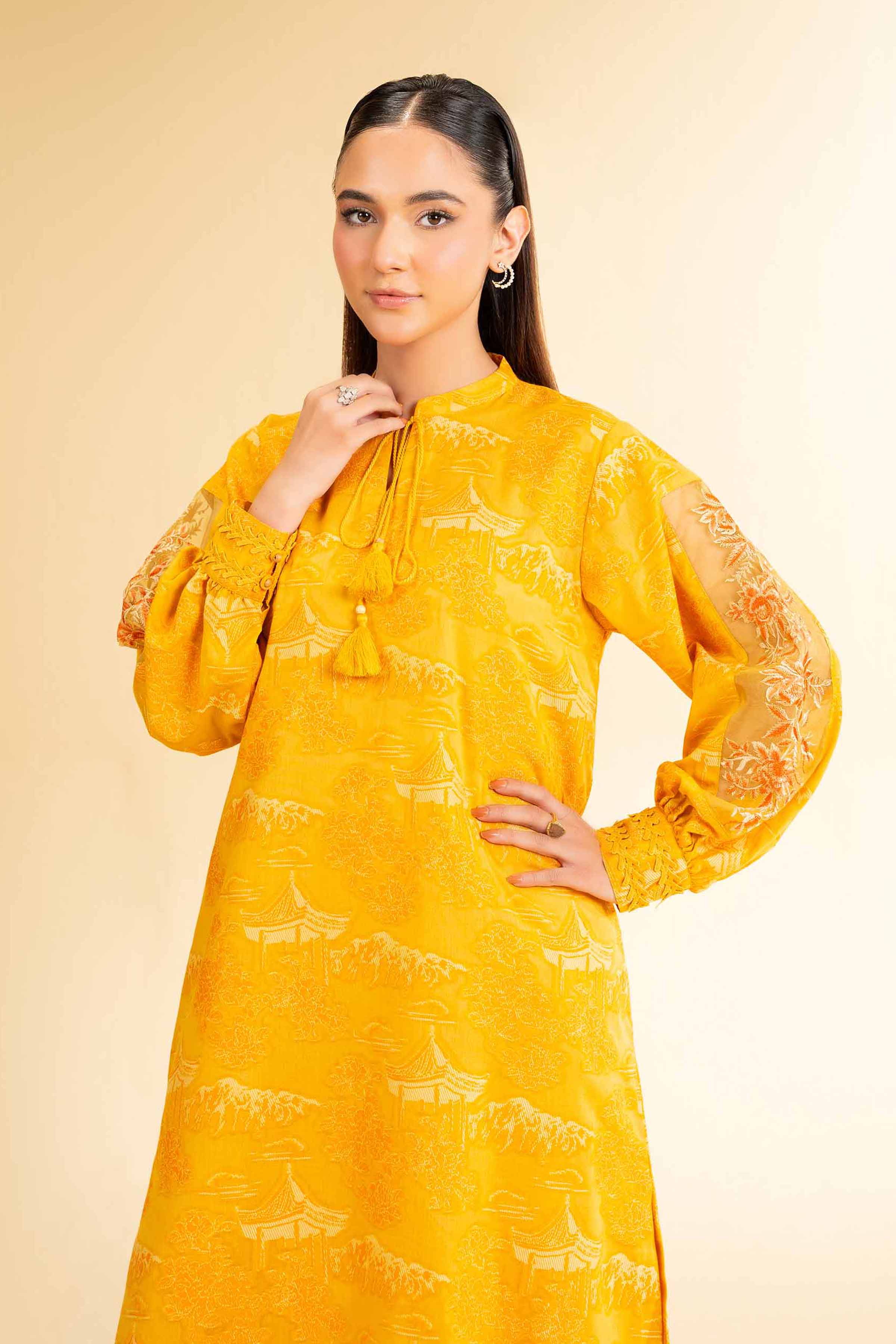Nishat Linen 2 Piece - Jacquard Embroidered Suit - 42501292 Embroidered Eid Lawn Collection 0 - Image 2
