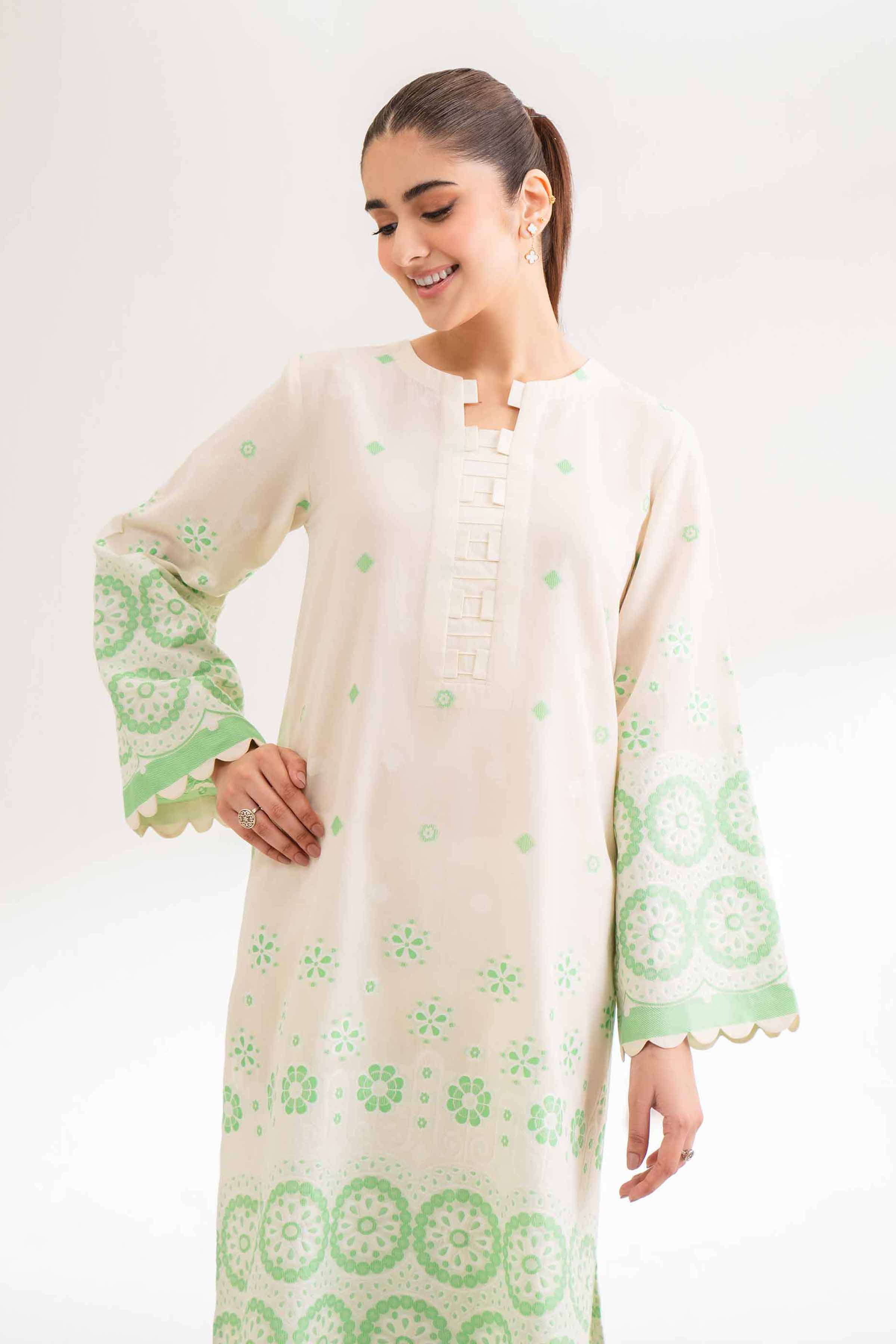 Nishat Linen 2 Piece - Jacquard Suit - 42501800 Digital Printed Lawn Eid Edition 2025 - Image 2