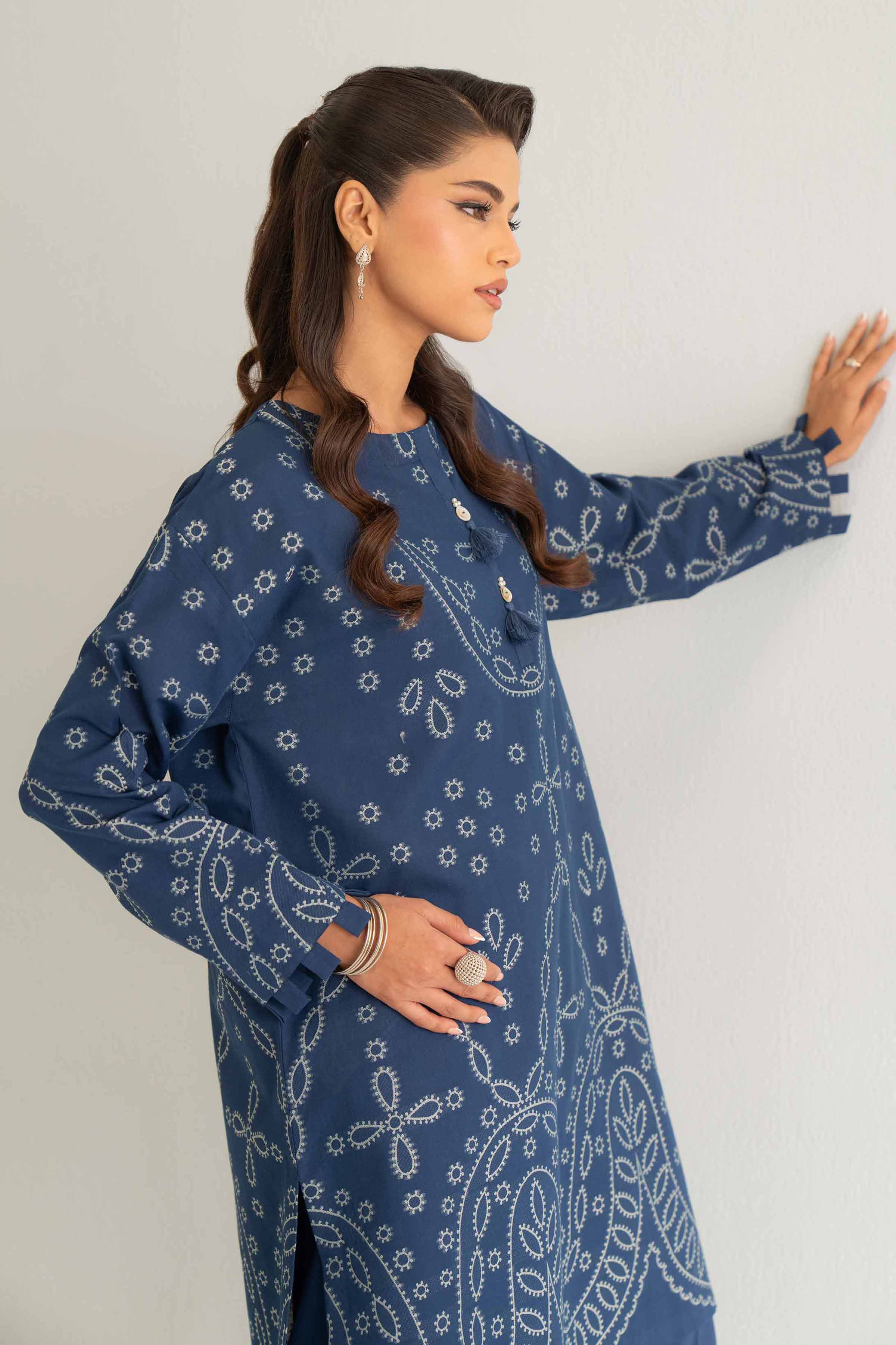 Nishat Linen 2 Piece - Jacquard Suit - 42501802 Digital Printed Lawn Eid Edition 2025 - Image 2