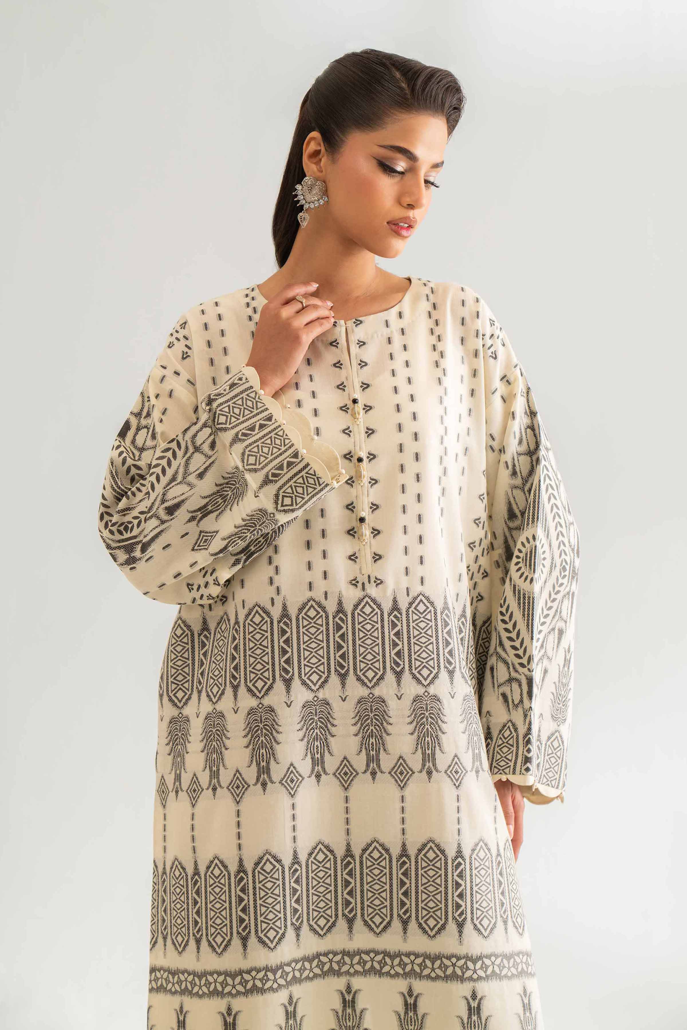 Nishat Linen 2 Piece - Jacquard Suit - 42501804 Digital Printed Lawn Eid Edition 2025 - Image 2
