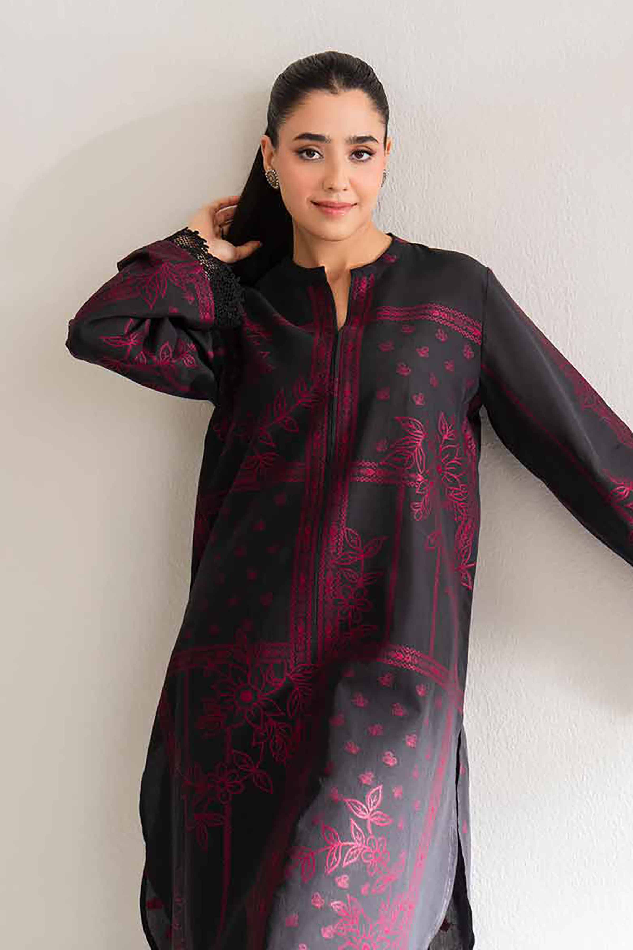 Nishat Linen 2 Piece - Jacquard Suit - 42501808 Digital Printed Lawn Eid Edition 2025 - Image 2