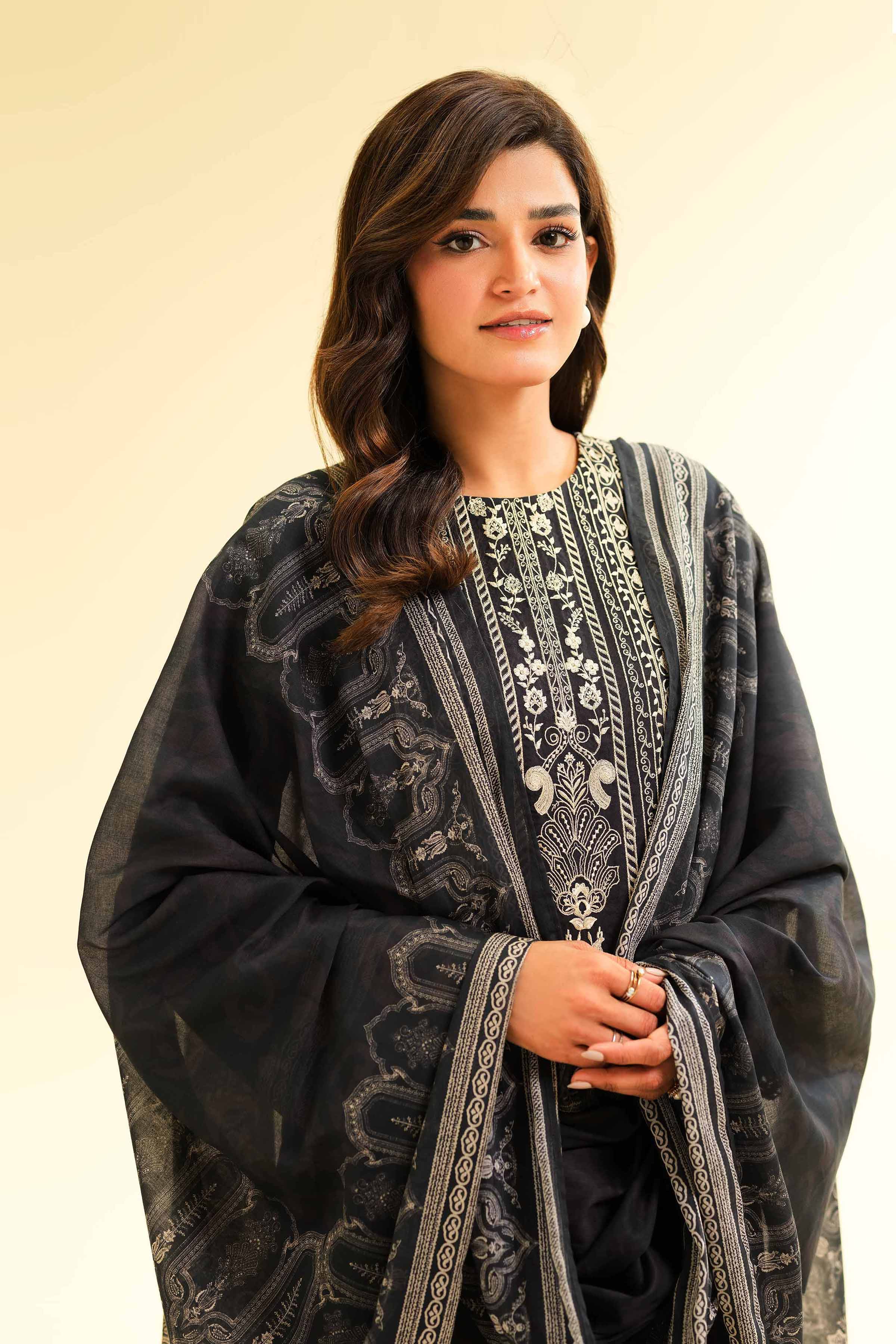 Nishat Linen 2 Piece - Printed Embroidered Suit - 42501163 Embroidered Eid Lawn Collection 0 - Image 2