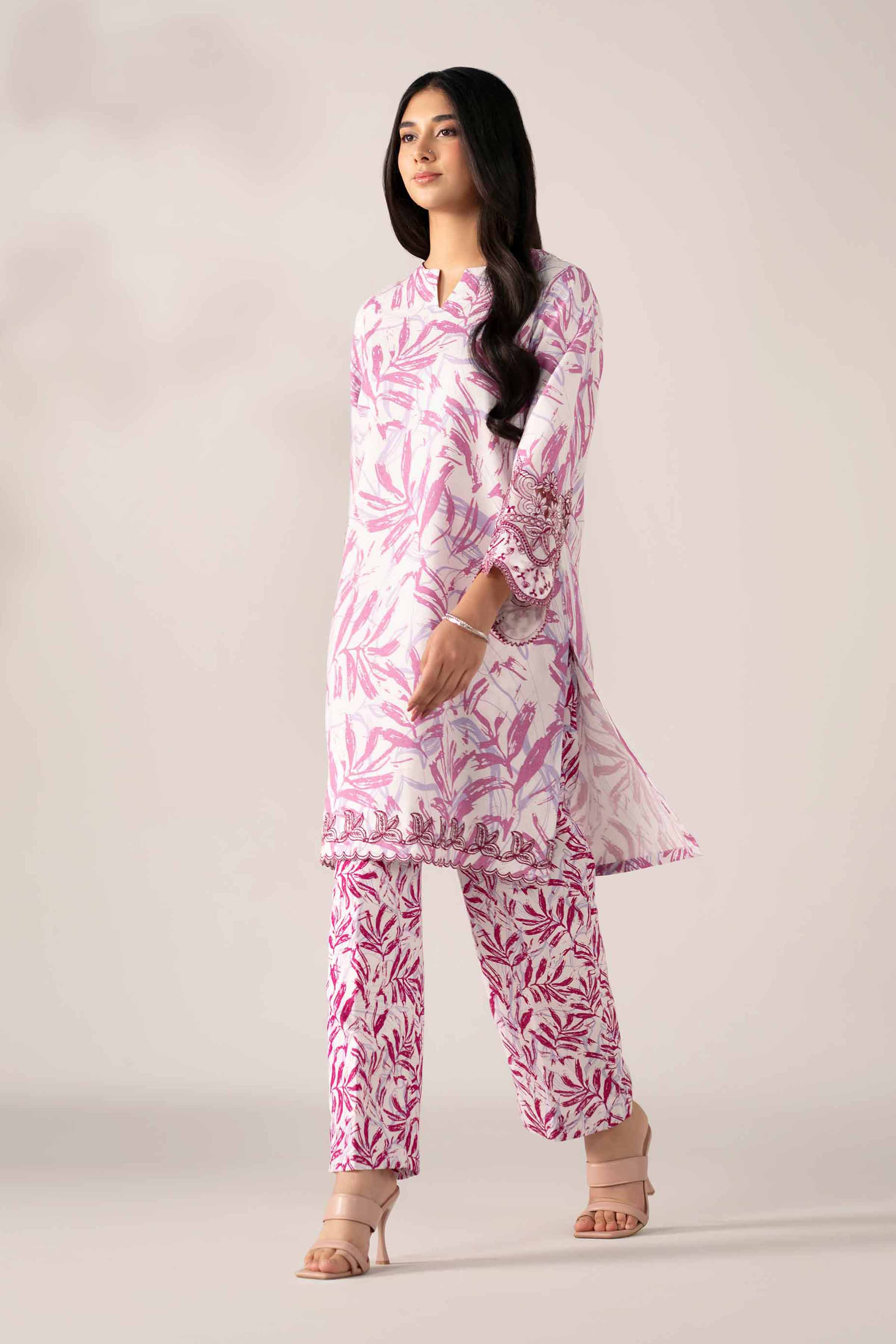 Nishat Linen 2 Piece - Printed Embroidered Suit - 42502811 Cozy Edit 2025