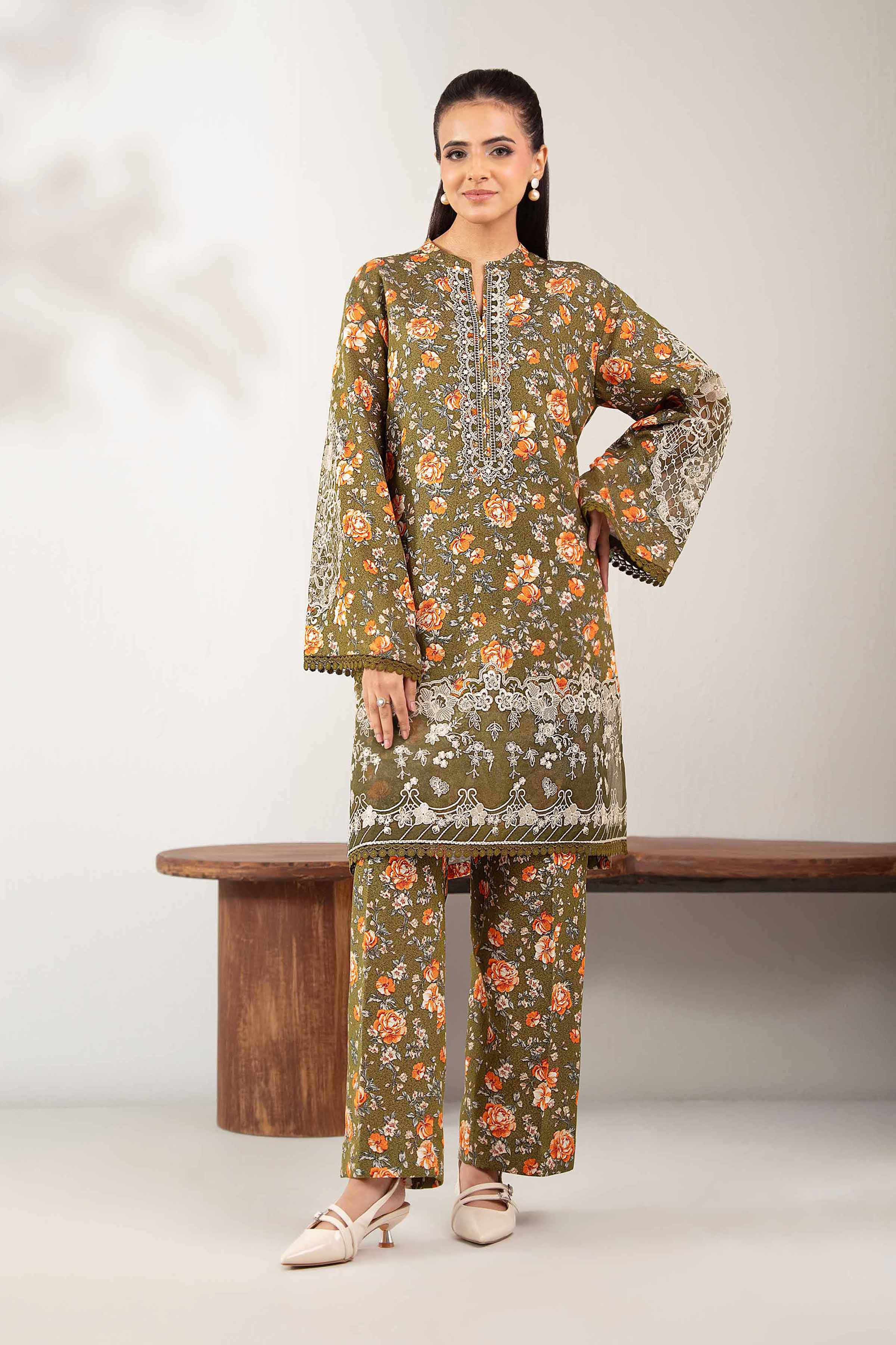 Nishat Linen 2 Piece - Printed Embroidered Suit - 42502814 Cozy Edit 2025