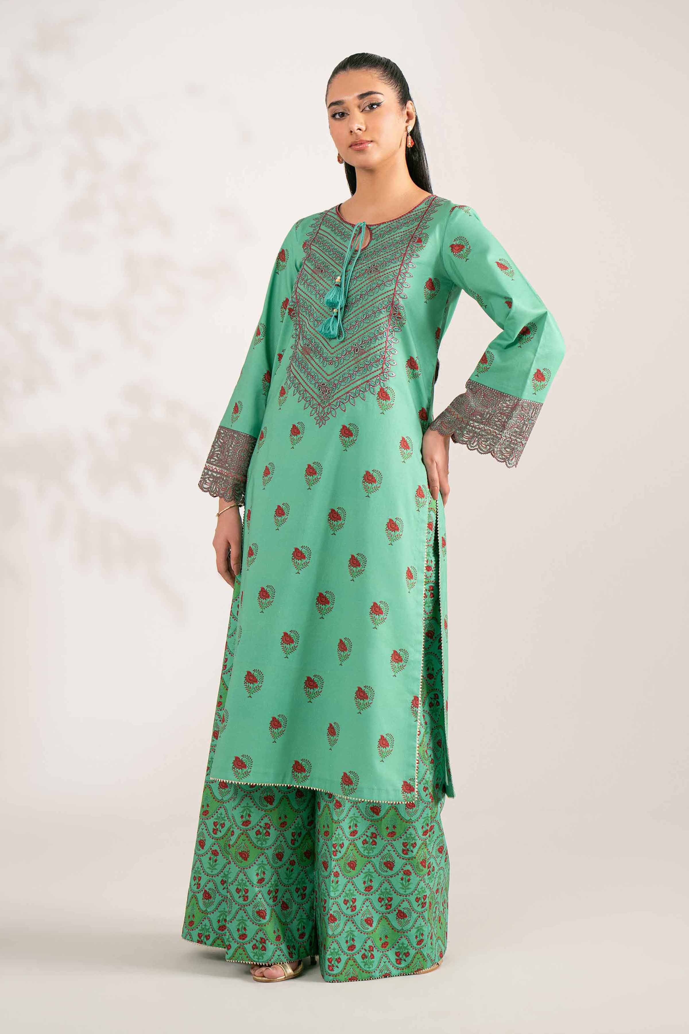 Nishat Linen 2 Piece - Printed Embroidered Suit - 42502846 Cozy Edit 2025