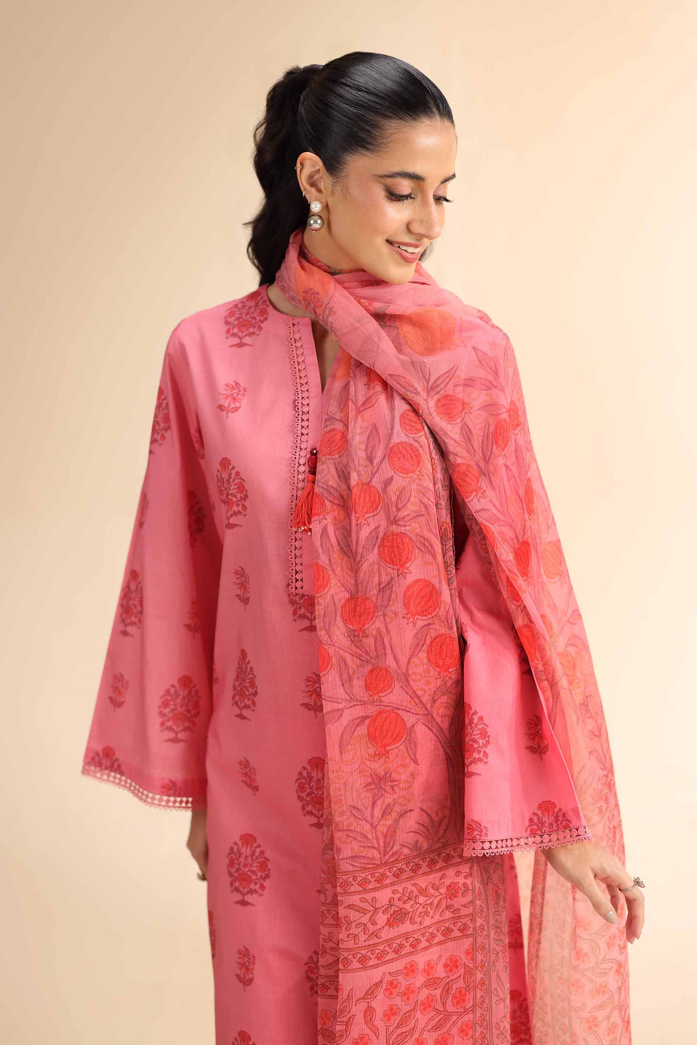 Nishat Linen 2 Piece - Printed Suit - 42501032 Digital Printed Lawn Eid Edition 2025 - Image 2