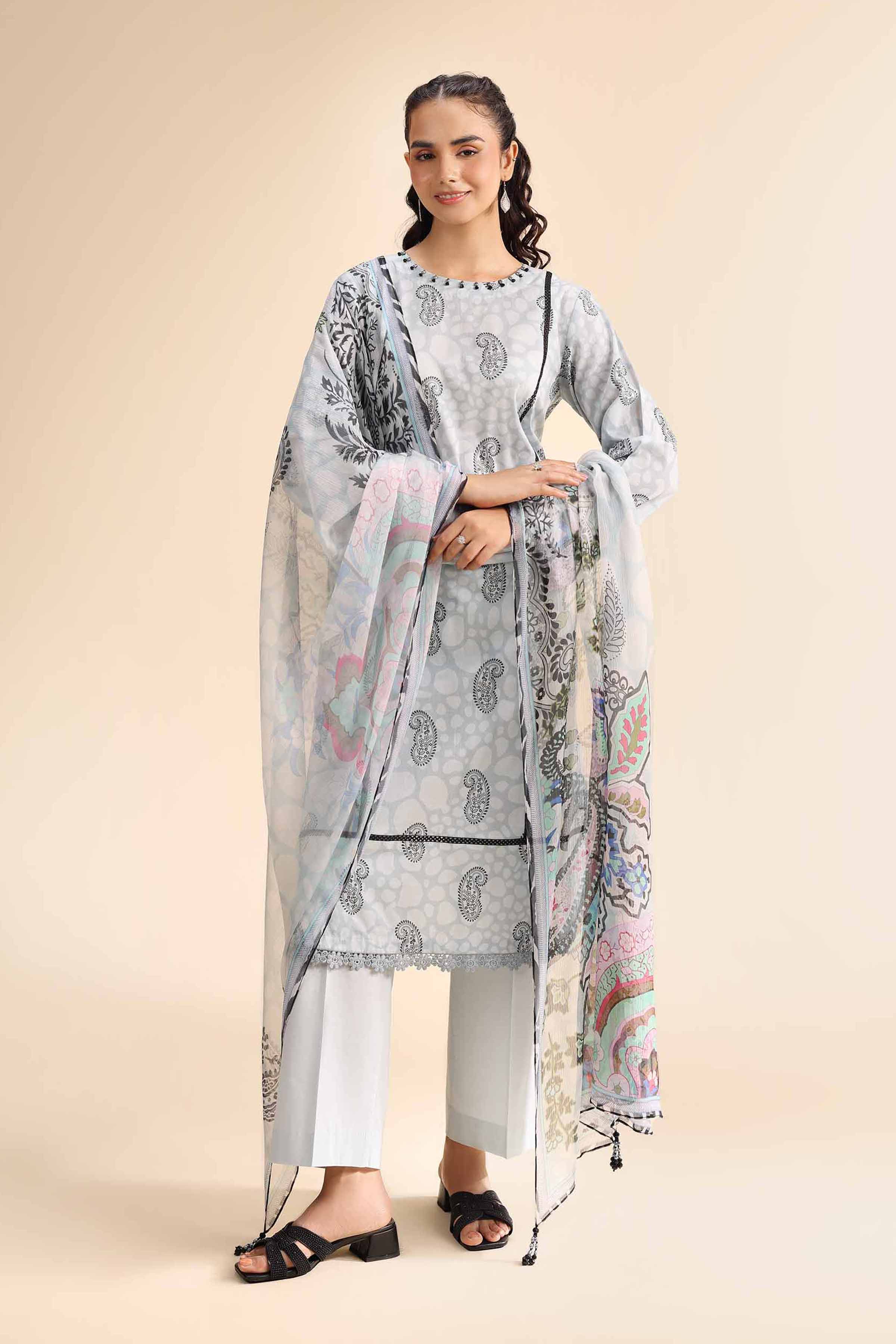 Nishat Linen 2 Piece - Printed Suit - 42501036 Digital Printed Lawn Eid Edition 2025