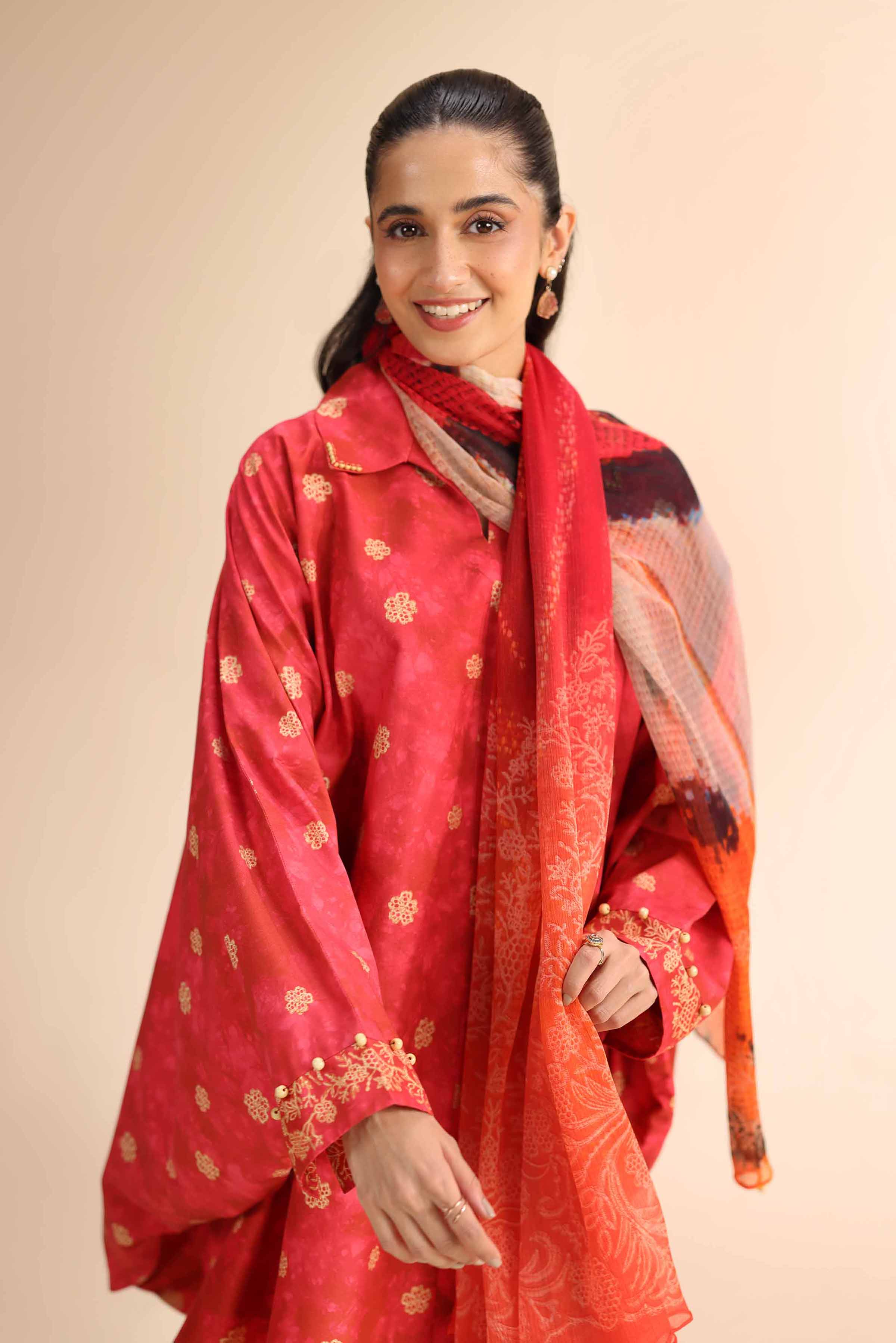 Nishat Linen 2 Piece - Printed Suit - 42501040 Digital Printed Lawn Eid Edition 2025 - Image 2