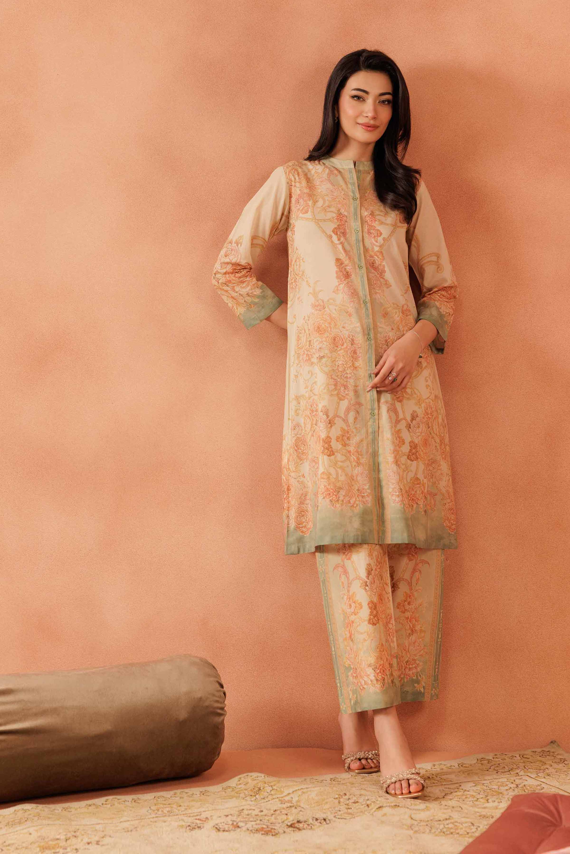 Nishat Linen 2 Piece - Printed Suit - KFE25-153 Eid Pret 2025