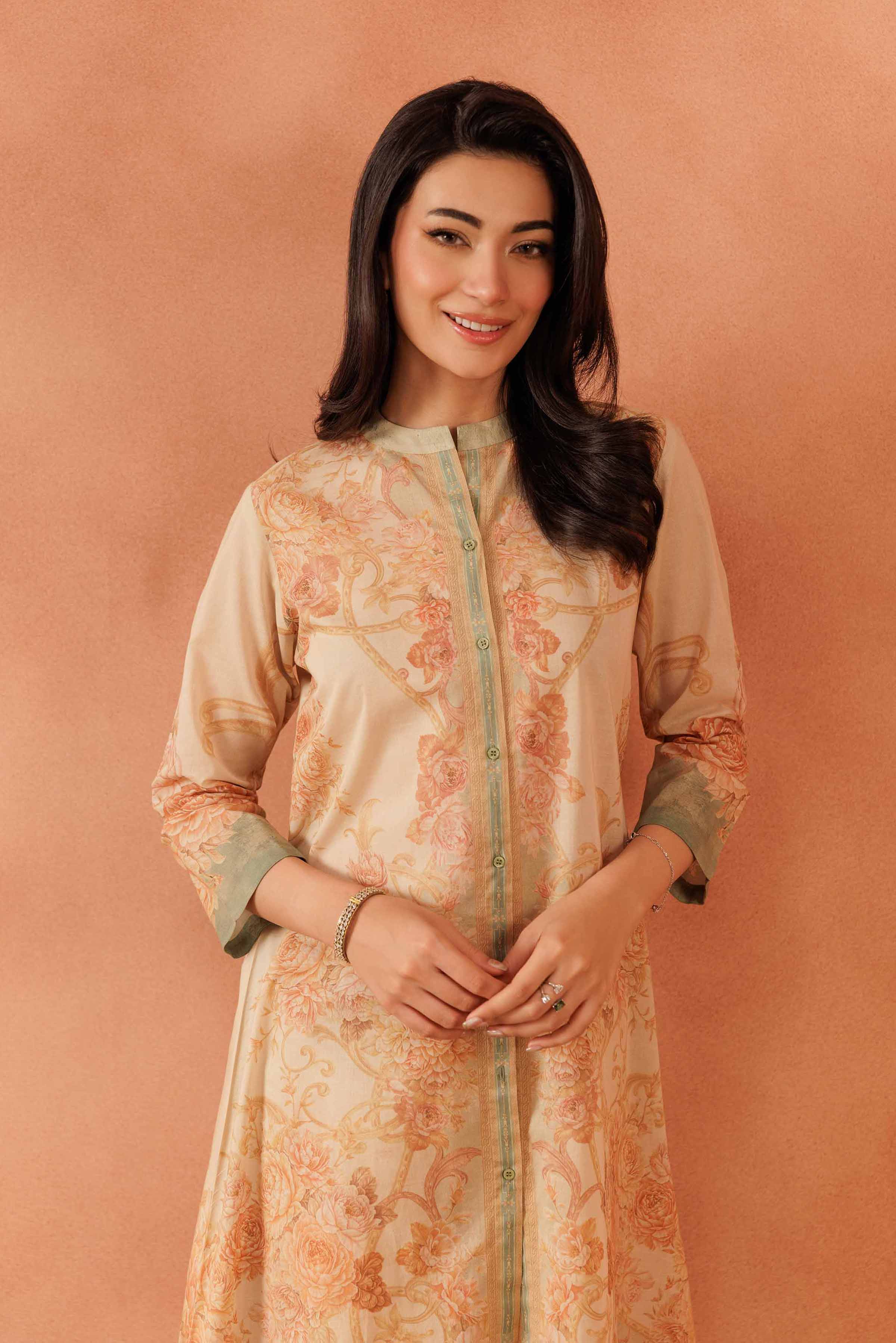 Nishat Linen 2 Piece - Printed Suit - KFE25-153 Eid Pret 2025 - Image 2